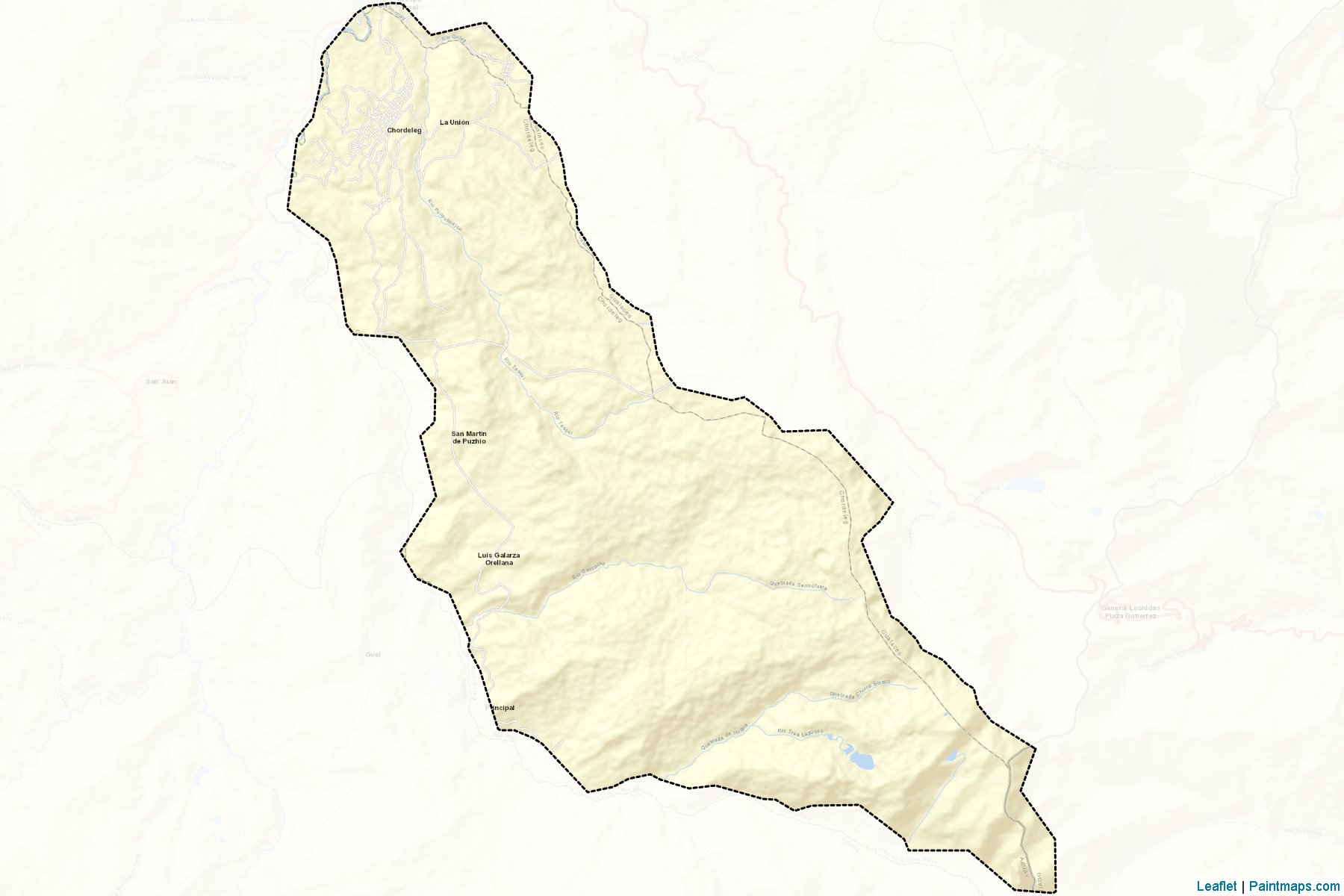 Muestras de recorte de mapas Chordeleg (Azuay)-2