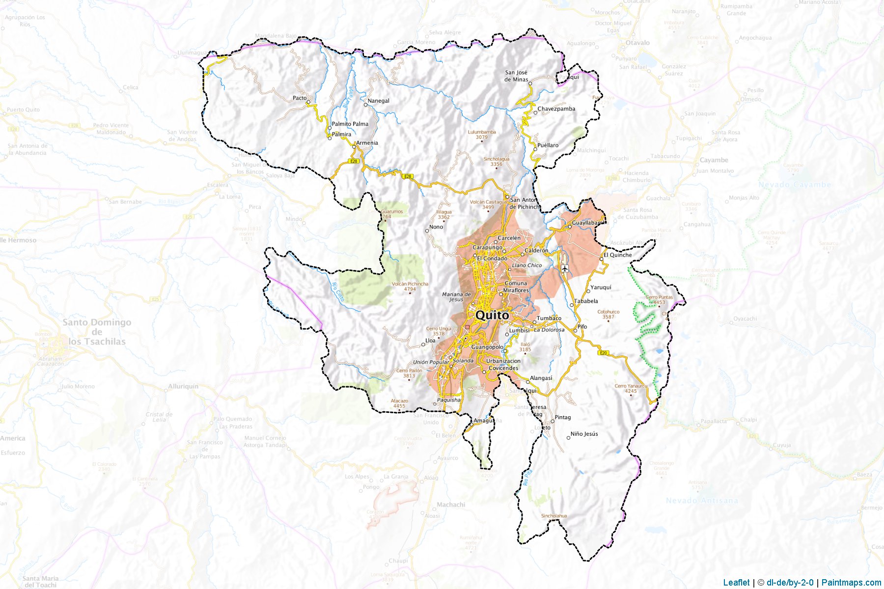 Muestras de recorte de mapas Quito (Pichincha)-1