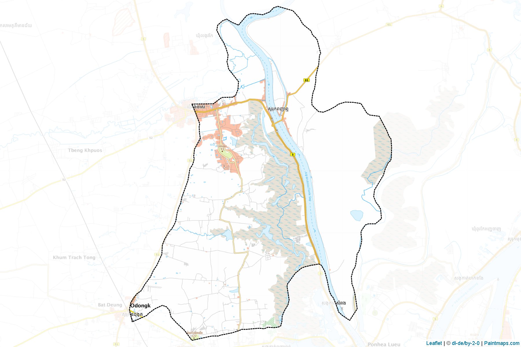 Ponhea Lueu (Kandal Province) Haritası Örnekleri-1