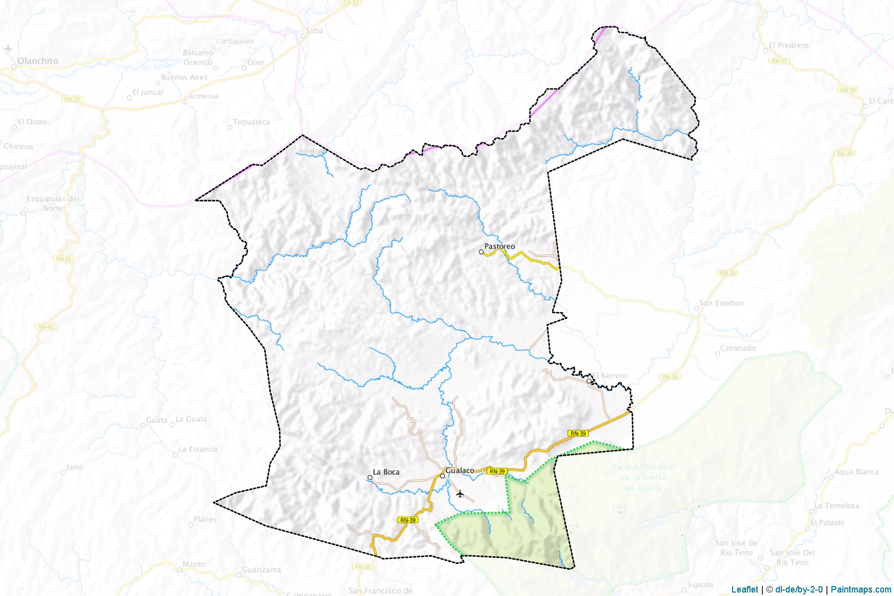 Gualaco (Olancho) Map Cropping Samples-1