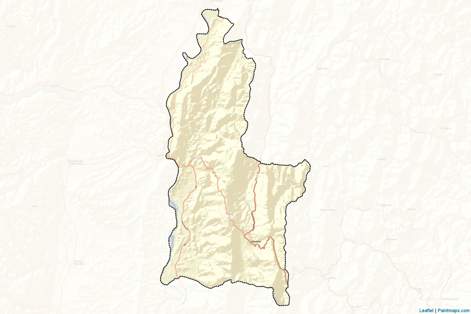 Guaduas (Cundinamarca) Map Cropping Samples-2