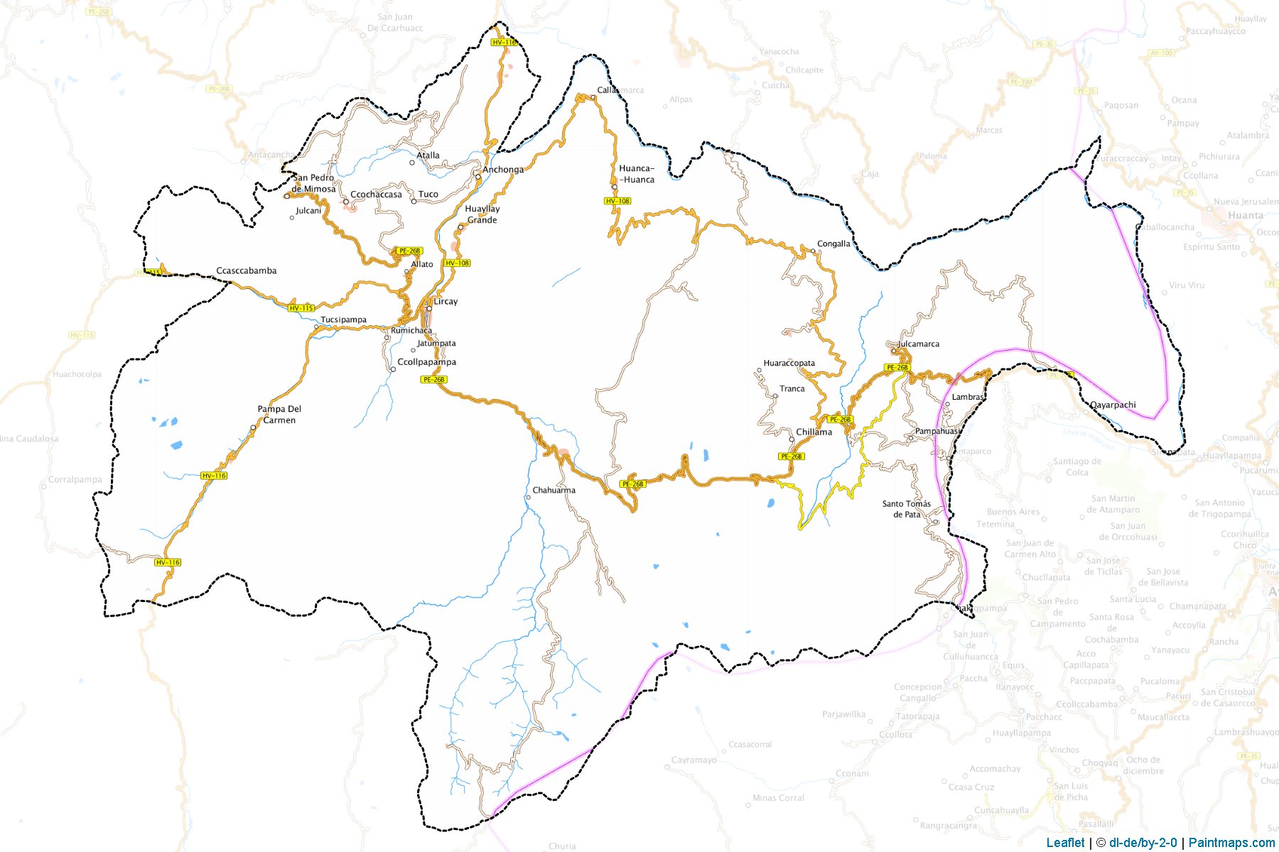 Muestras de recorte de mapas Angaraes (Huancavelica)-1