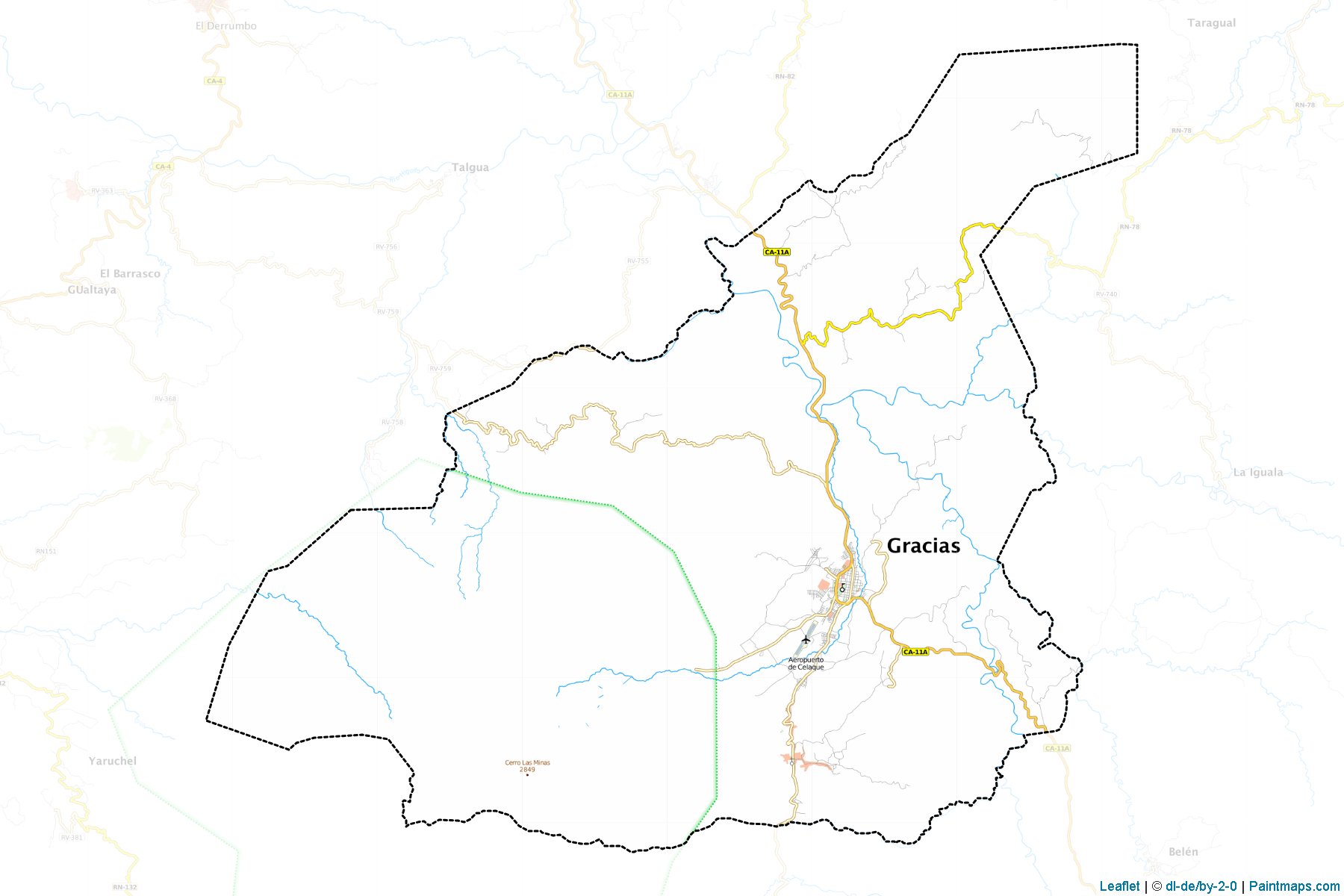 Muestras de recorte de mapas Gracias (Lempira)-1