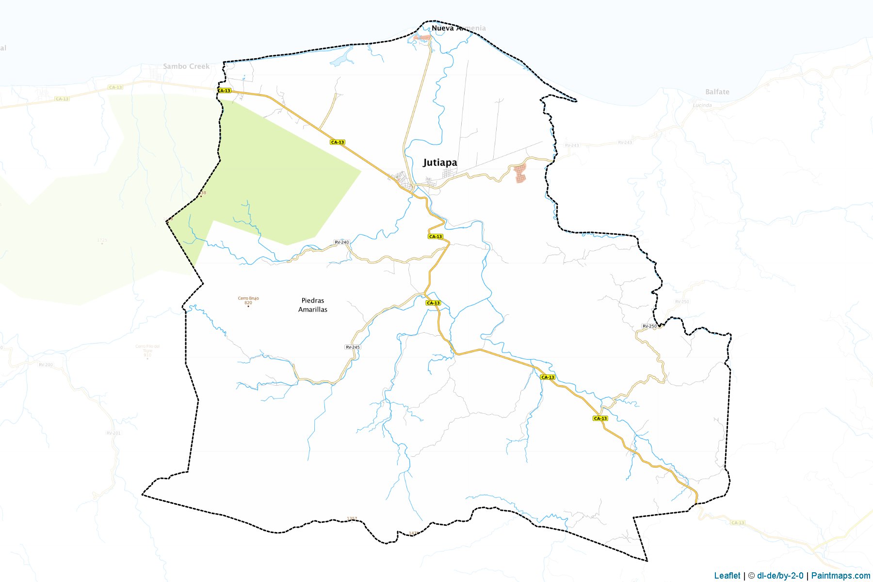 Muestras de recorte de mapas Jutiapa (Atlántida)-1