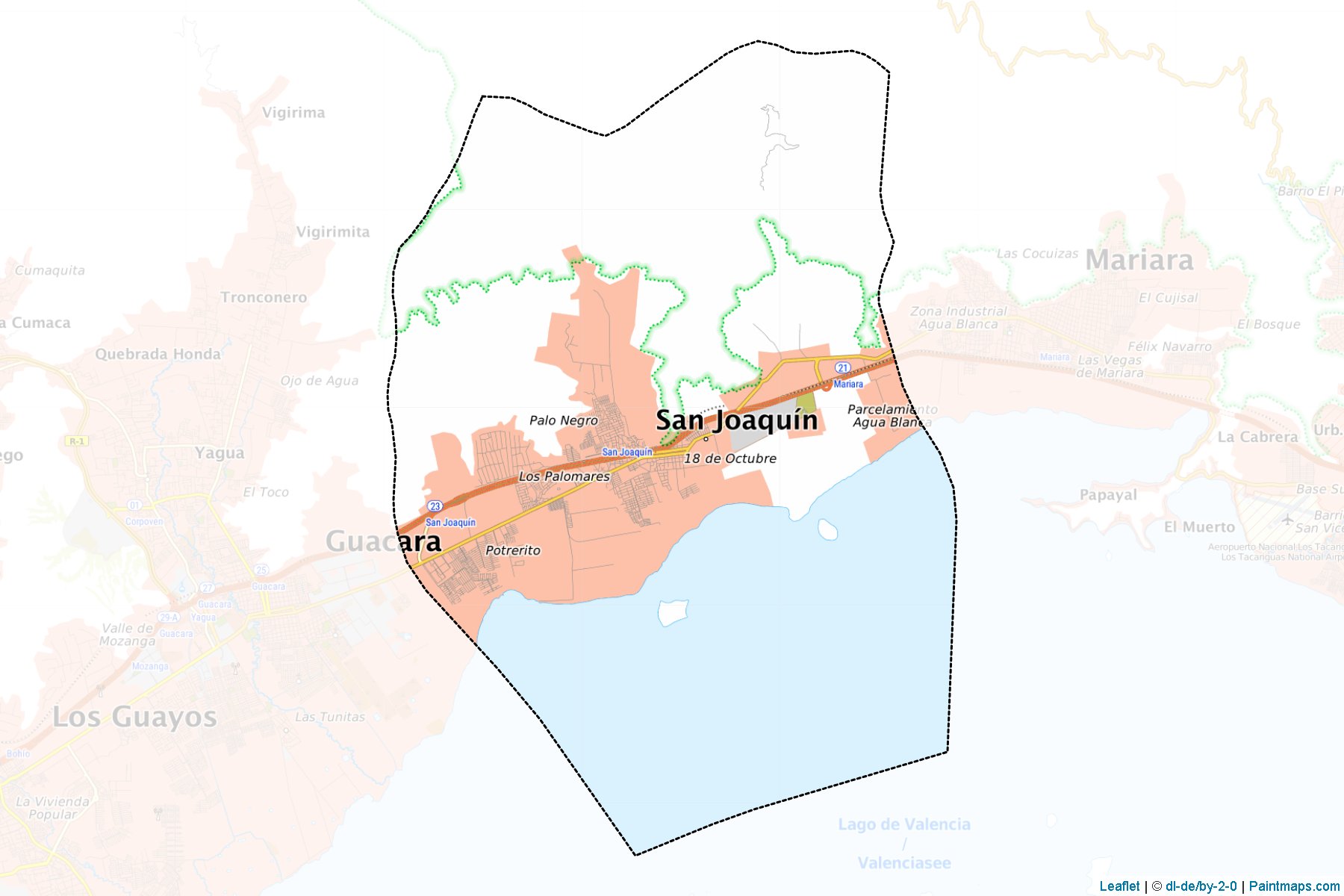 San Joaquin (Carabobo) Haritası Örnekleri-1