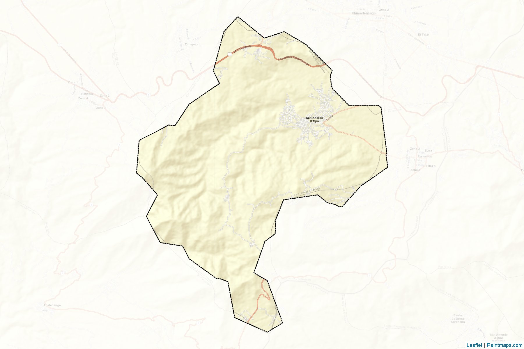 Muestras de recorte de mapas San Andres Iztapa (Chimaltenango)-2