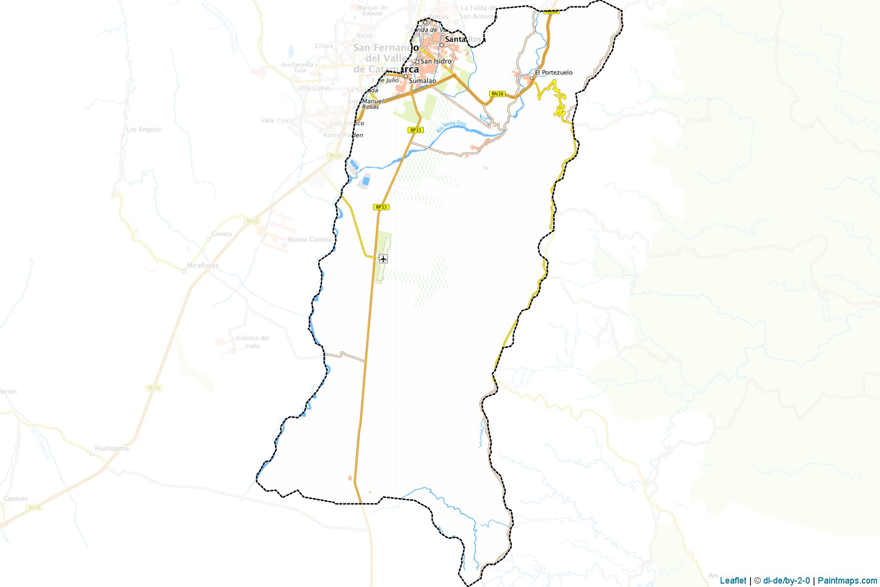 Valle Viejo (Catamarca) Map Cropping Samples-1