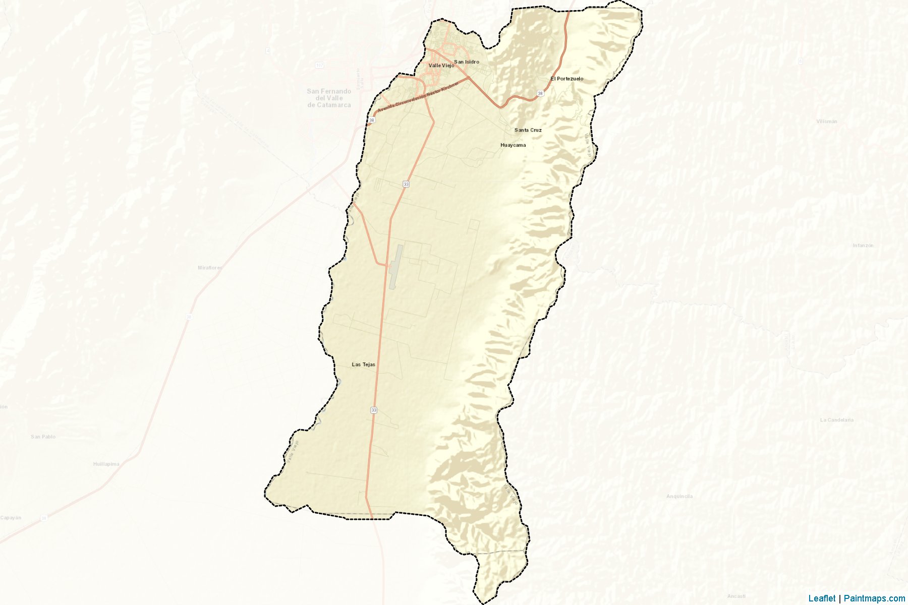 Valle Viejo (Catamarca) Map Cropping Samples-2