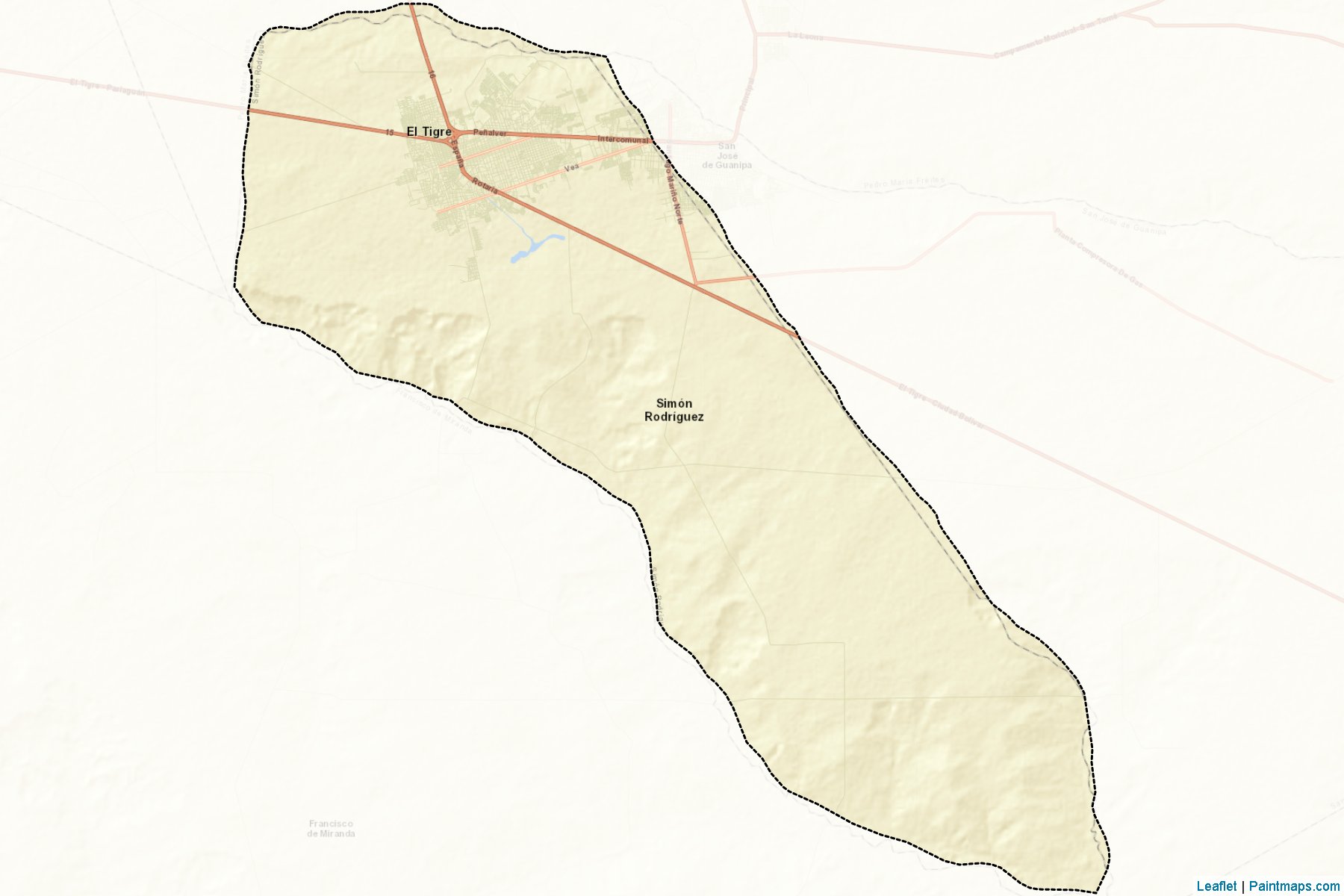 Muestras de recorte de mapas Simon Rodriguez (Anzoátegui)-2