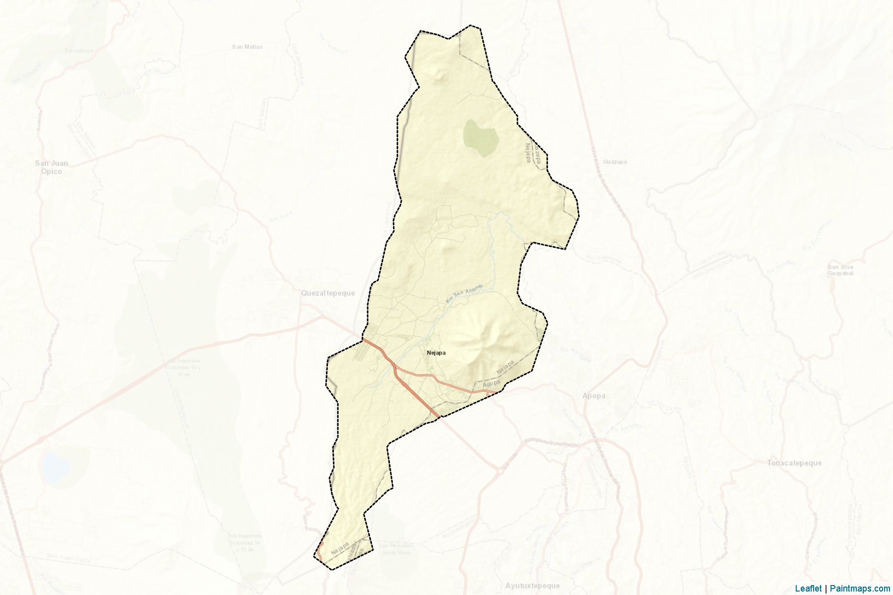 Nejapa (San Salvador) Map Cropping Samples-2