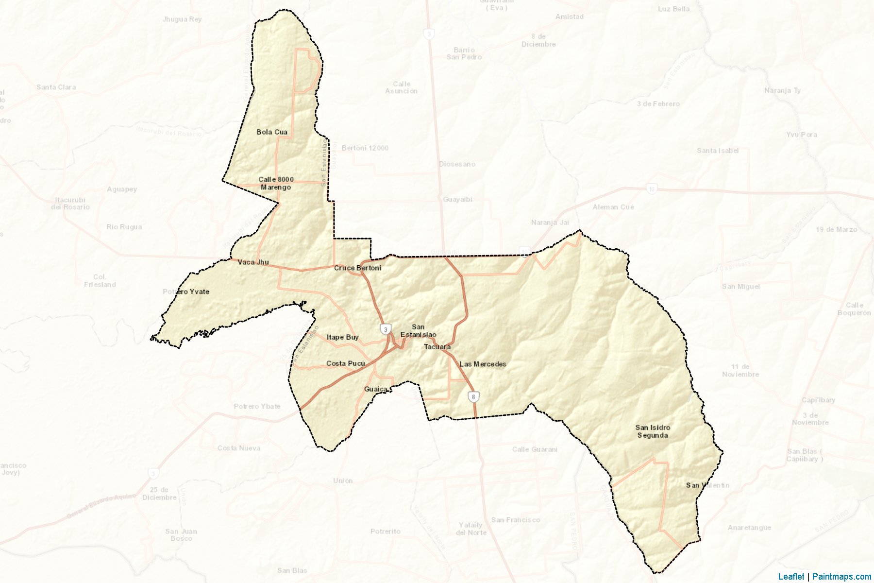 San Estanislao (San Pedro) Map Cropping Samples-2