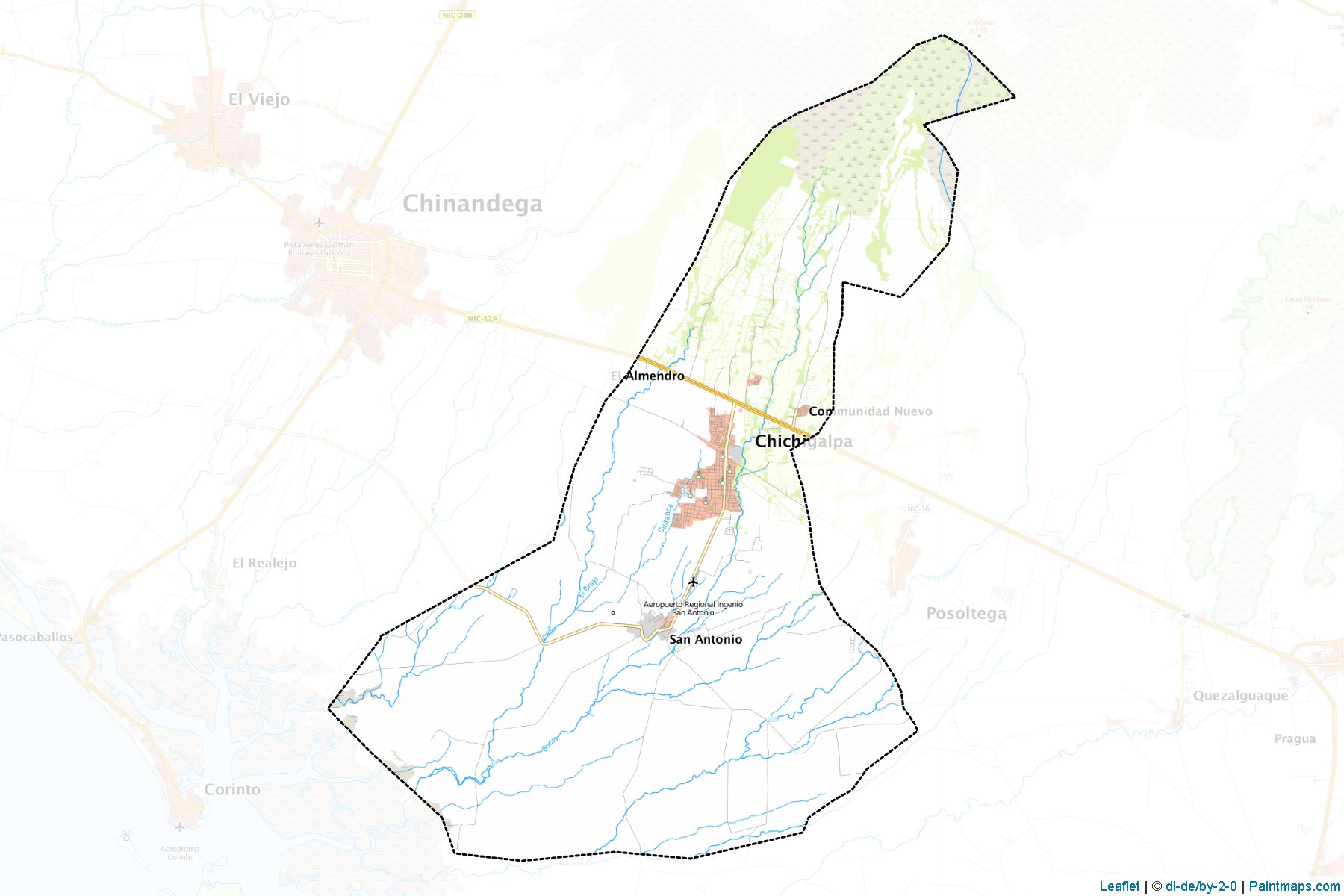 Chichigalpa (Chinandega) Map Cropping Samples-1