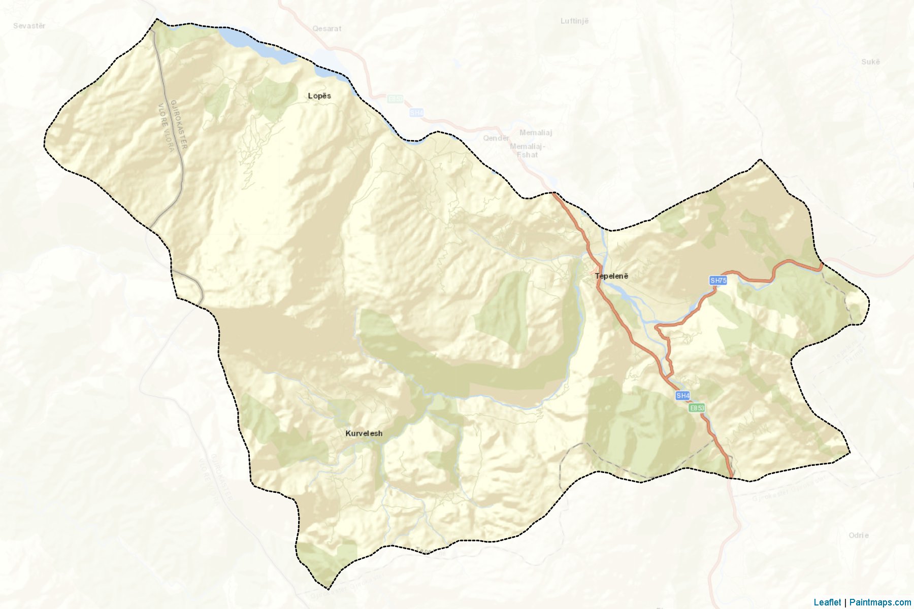 Tepedelen ilçesi (Ergiri ili) Haritası Örnekleri-2