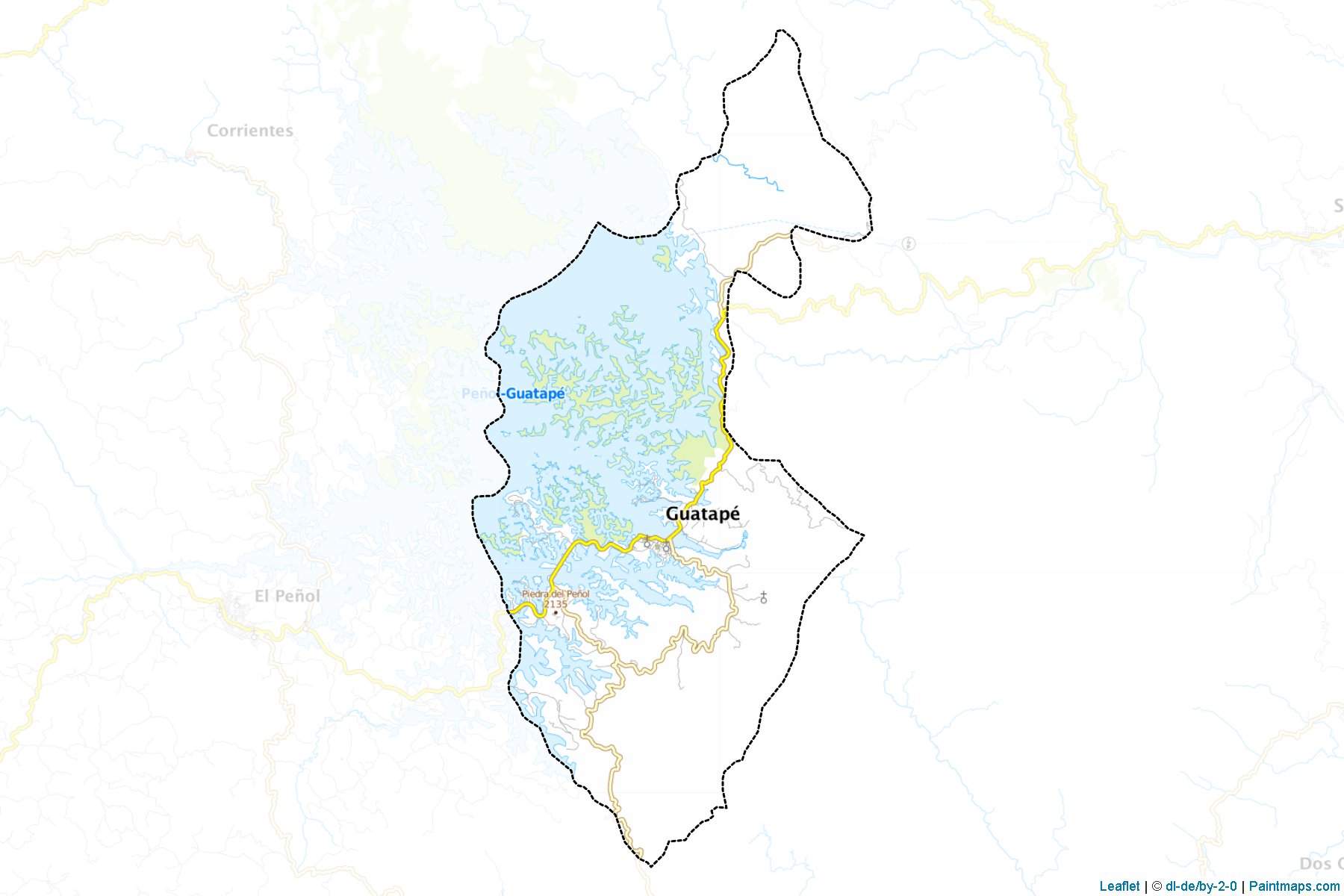 Guatapé (Antioquia) Map Cropping Samples-1