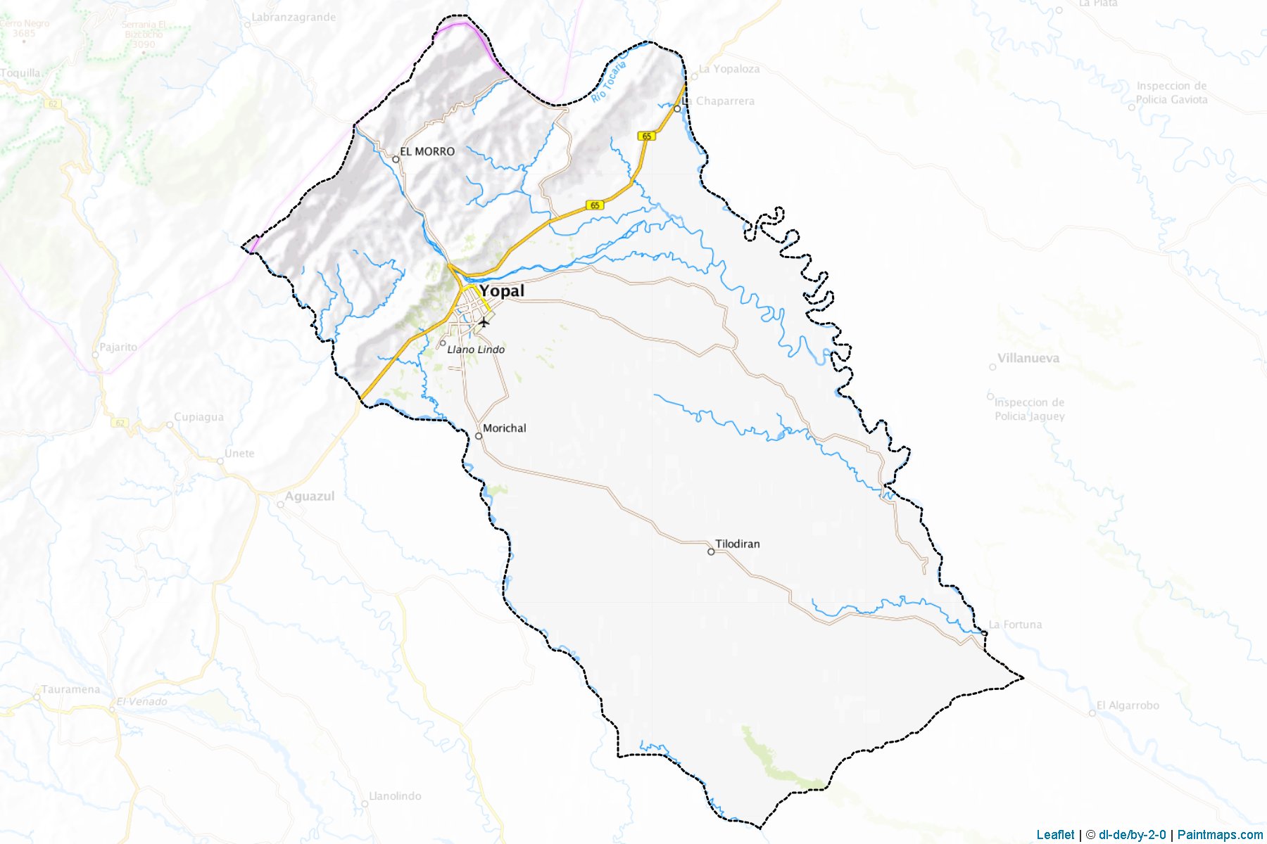 Yopal (Casanare) Map Cropping Samples-1