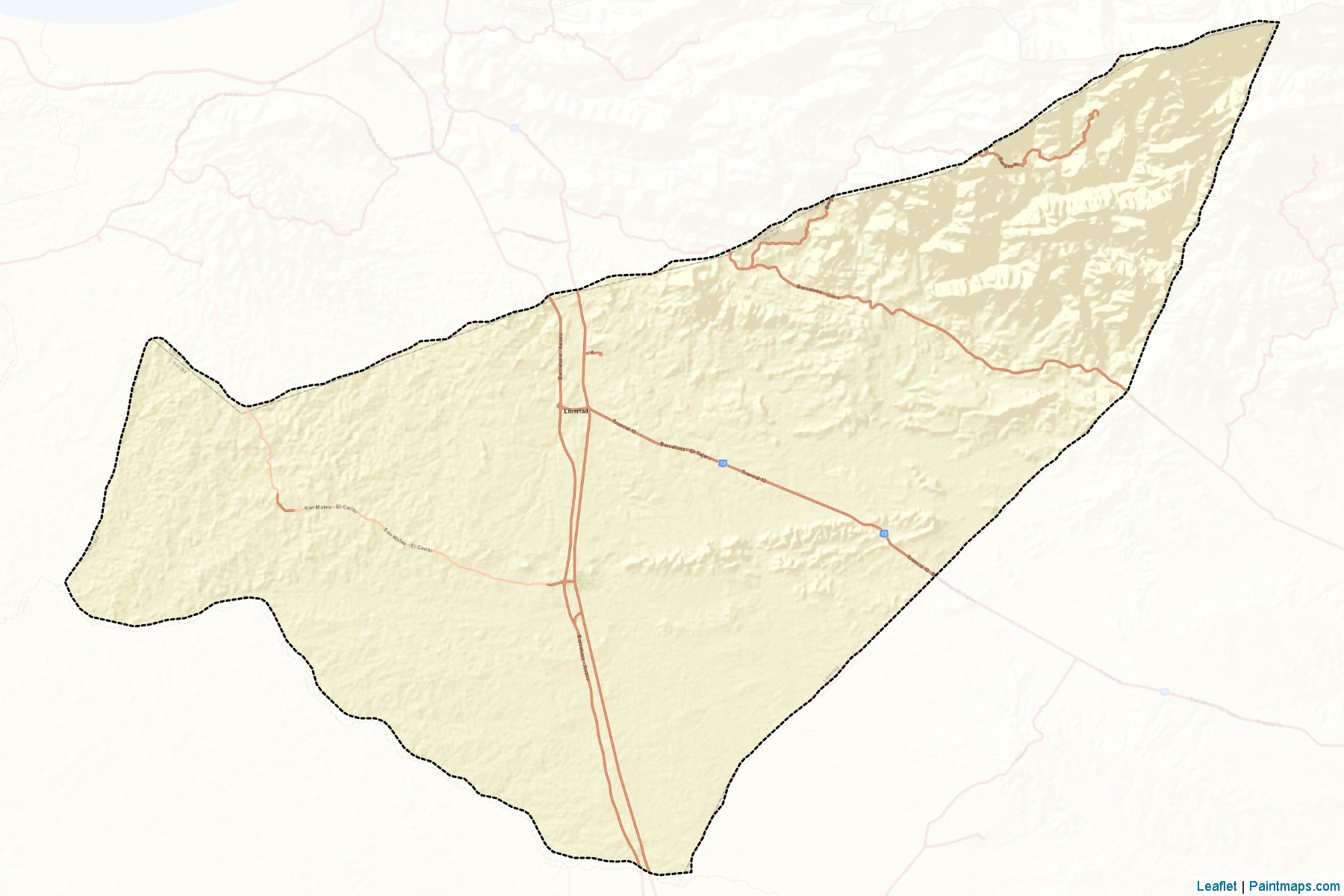 Muestras de recorte de mapas Libertad (Anzoátegui)-2