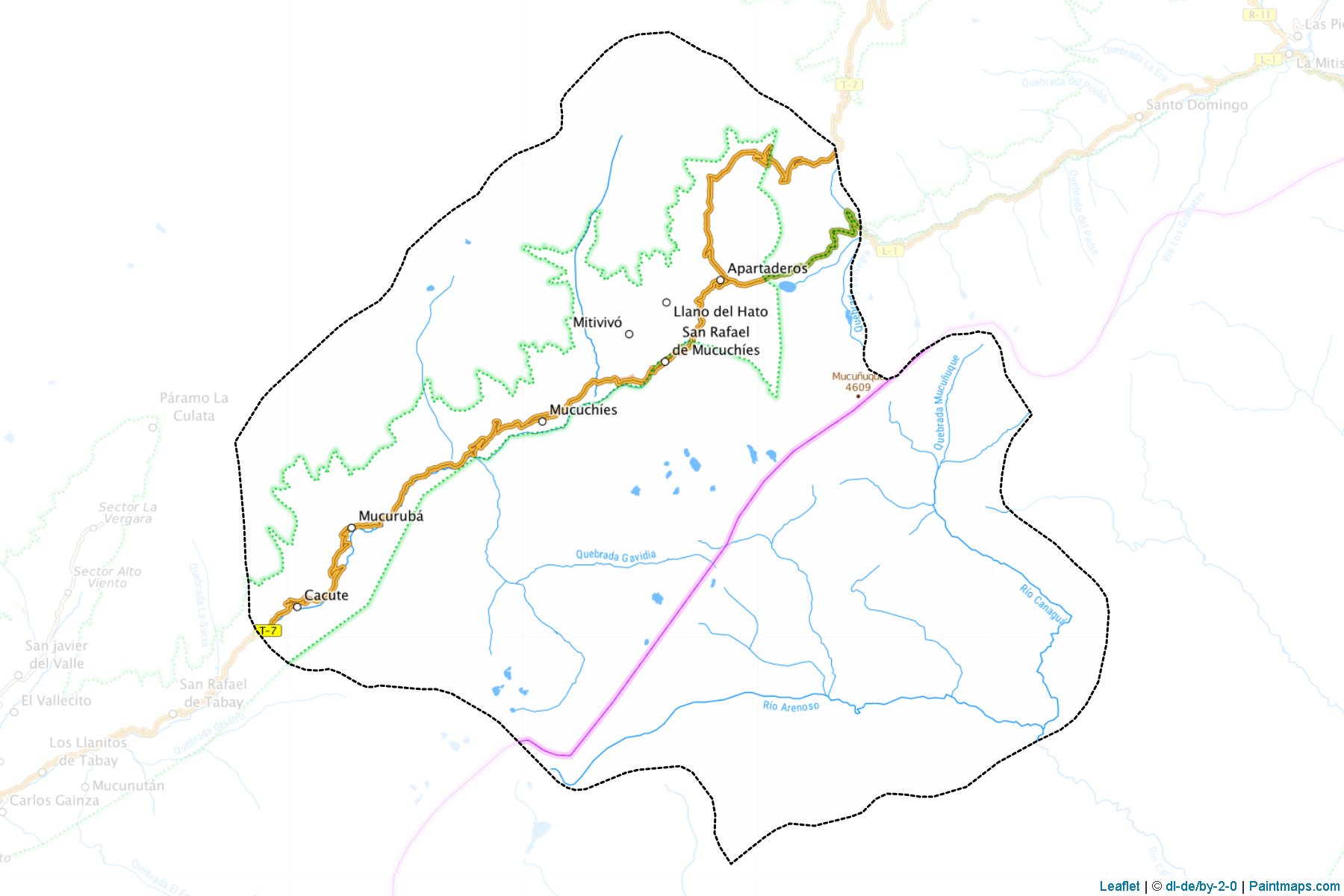 Muestras de recorte de mapas Rangel (Mérida)-1