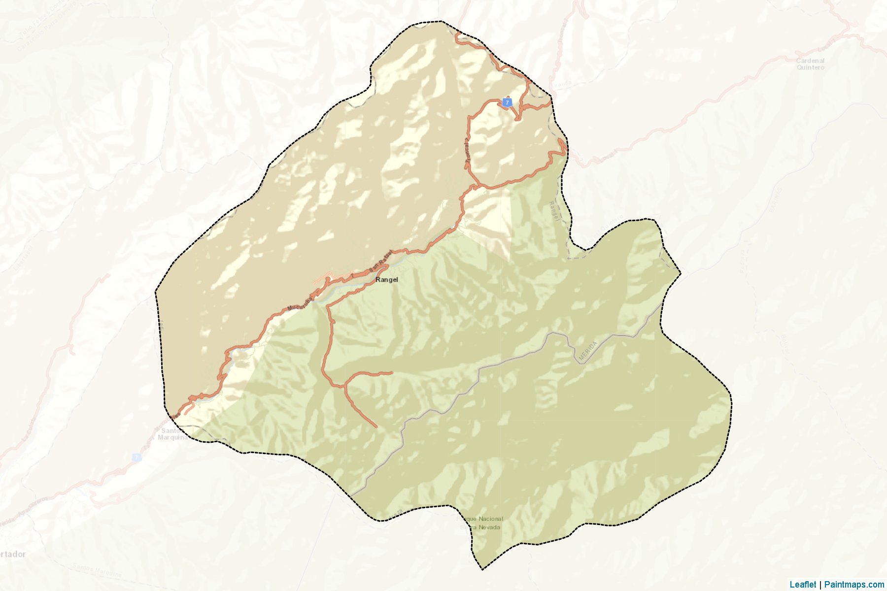 Muestras de recorte de mapas Rangel (Mérida)-2