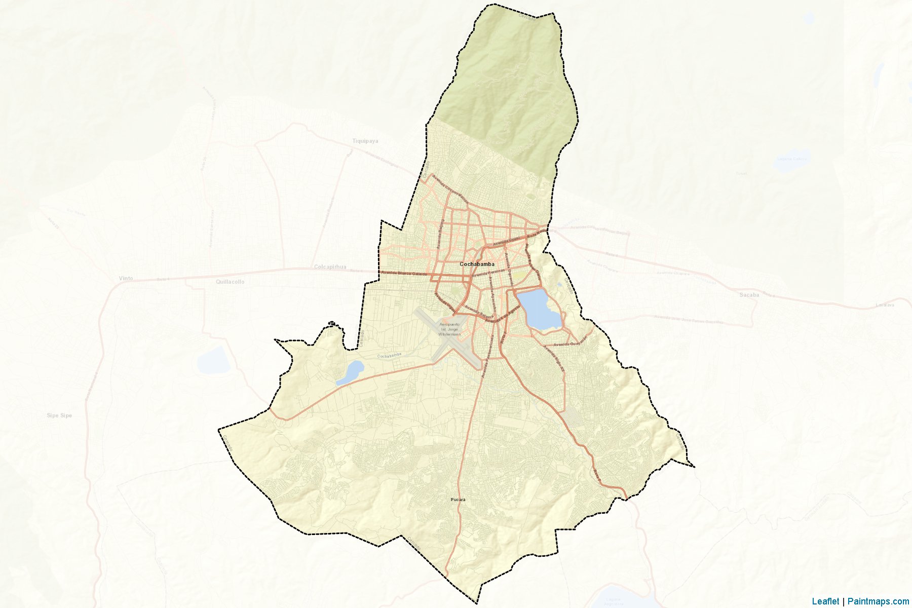 Cercado (Cochabamba) Map Cropping Samples-2