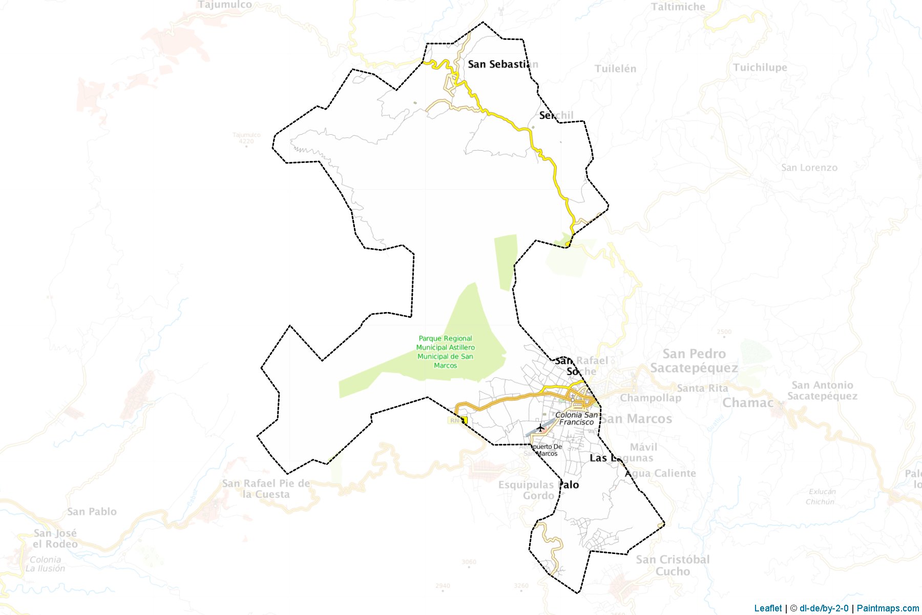 Muestras de recorte de mapas San Marcos (San Marcos)-1