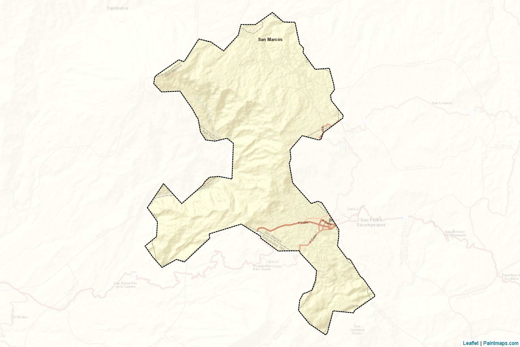 Muestras de recorte de mapas San Marcos (San Marcos)-2