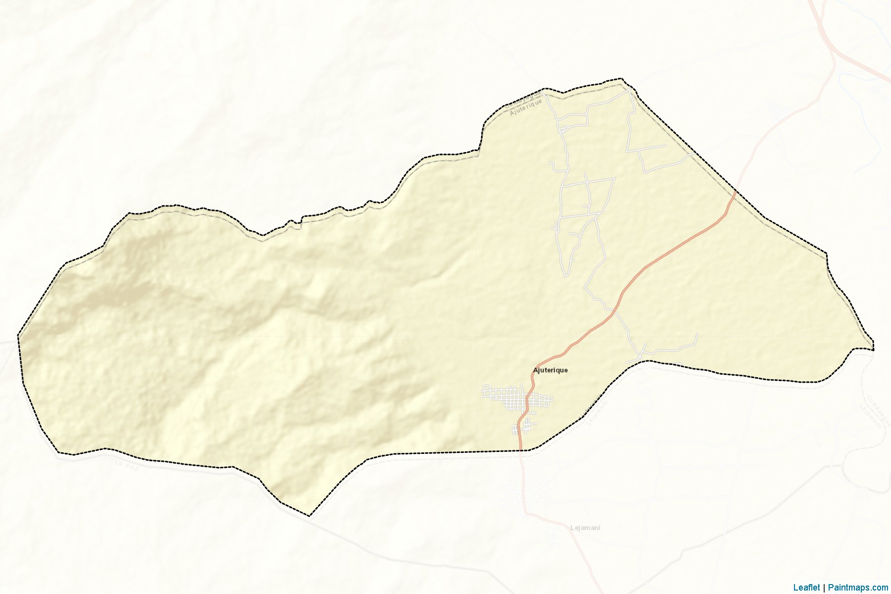 Muestras de recorte de mapas Ajuterique (Comayagua)-2