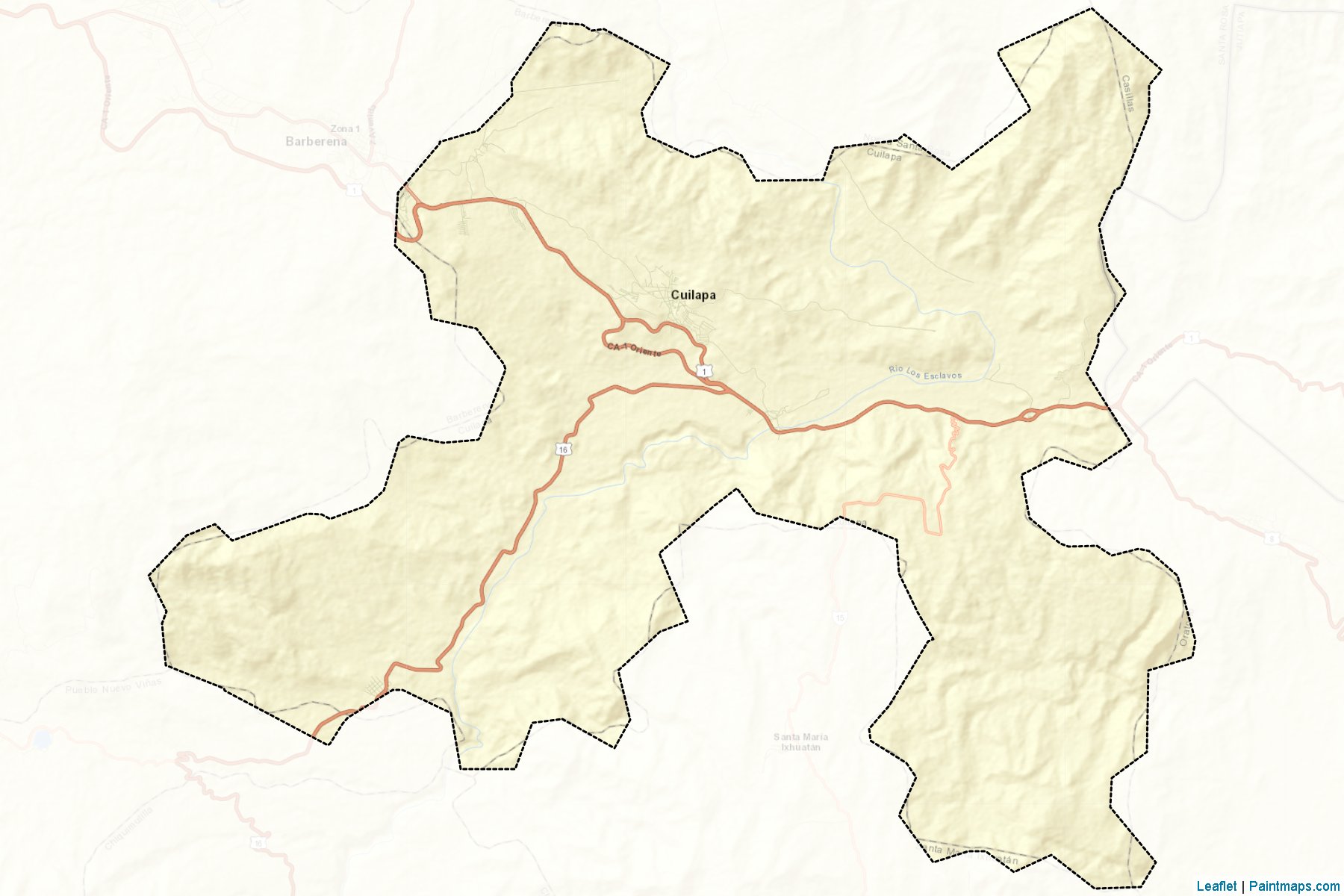 Muestras de recorte de mapas Cuilapa (Santa Rosa)-2