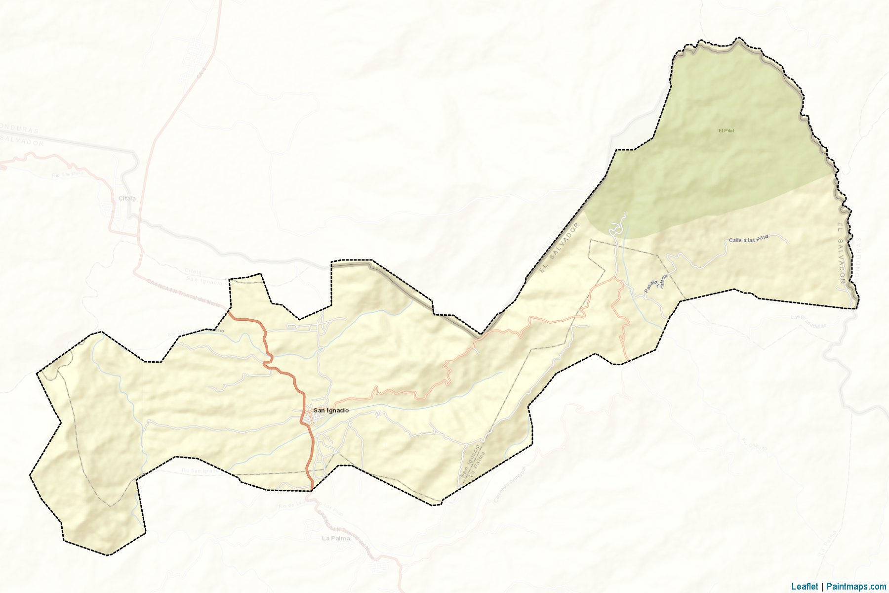 San Ignacio (Chalatenango) Map Cropping Samples-2