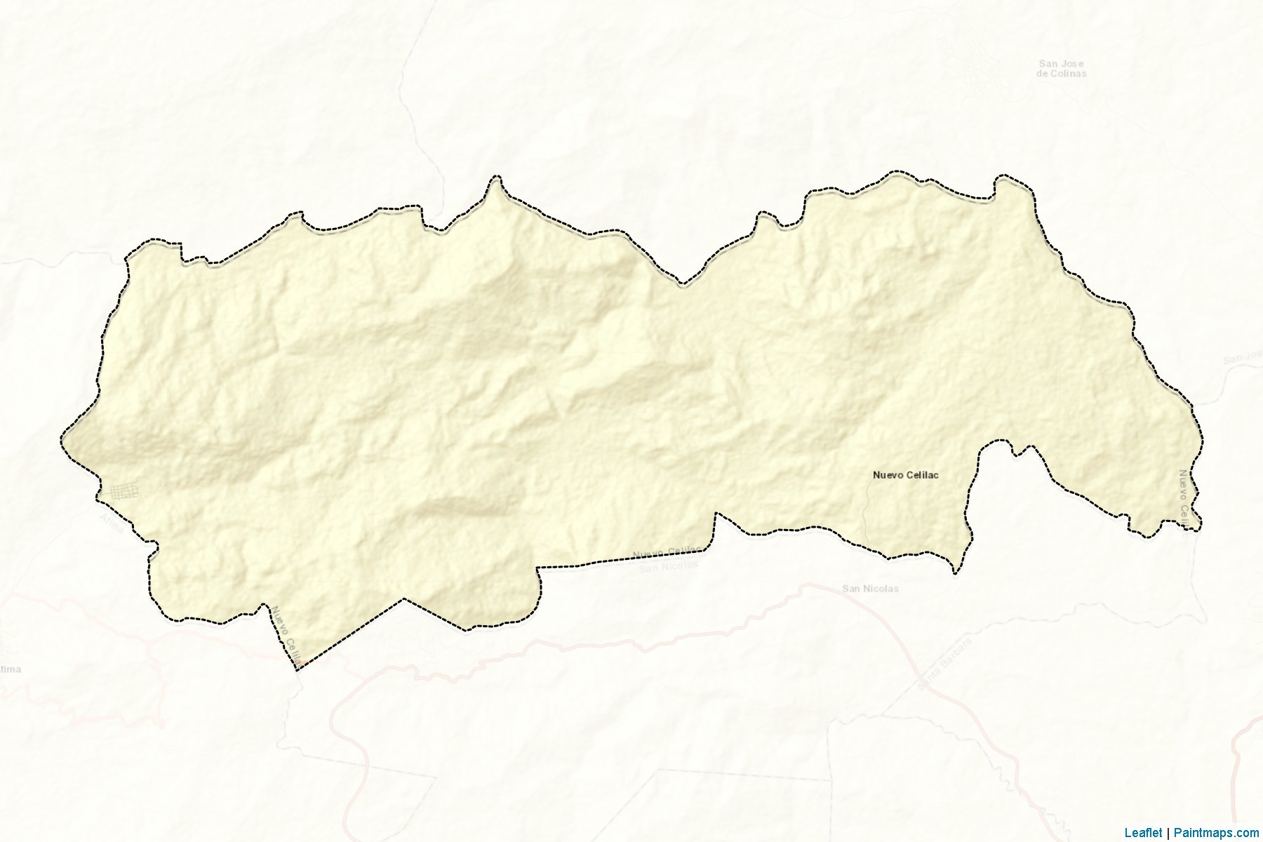 Nuevo Celilac (Santa Bárbara) Haritası Örnekleri-2