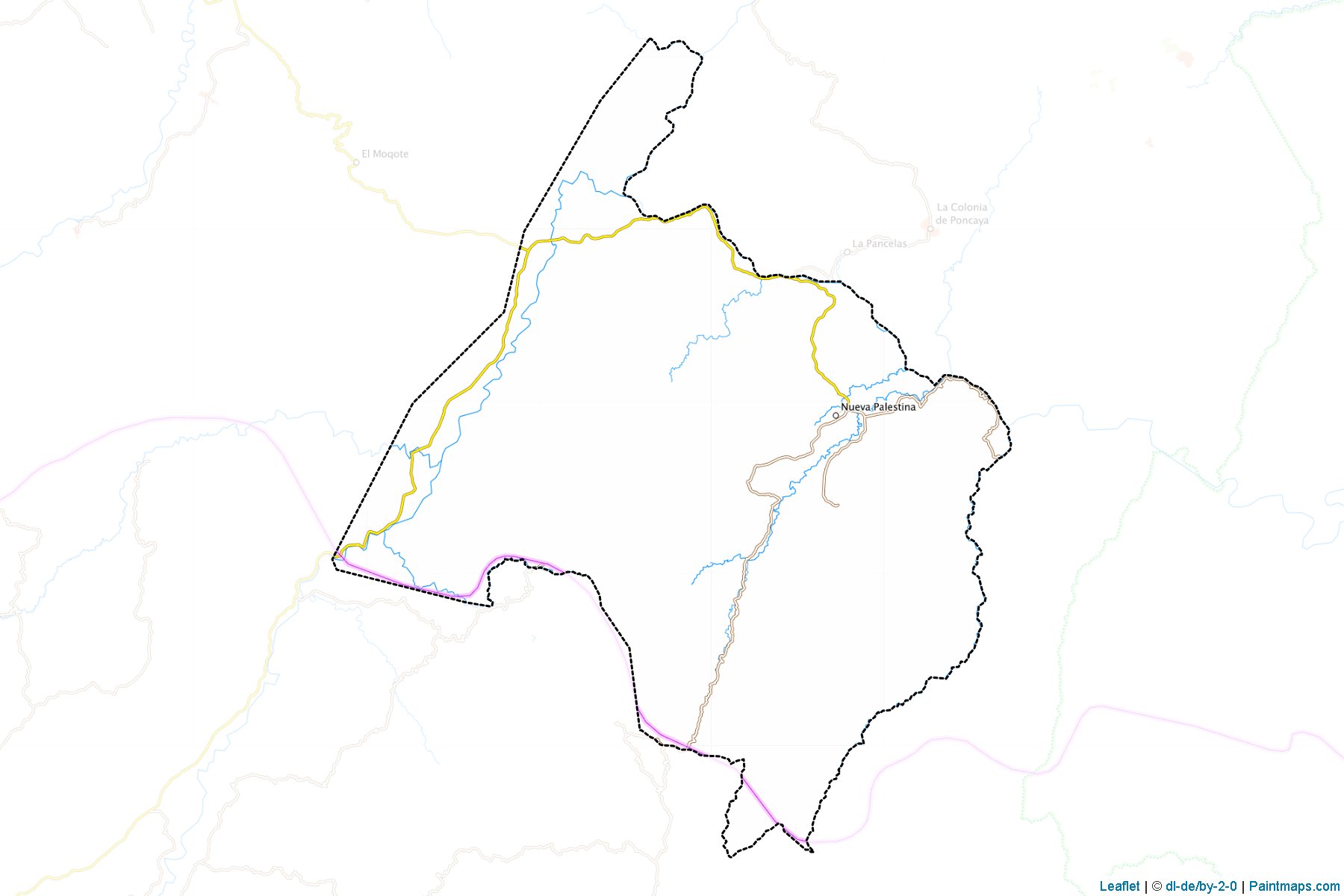 Muestras de recorte de mapas Patuca (Olancho)-1