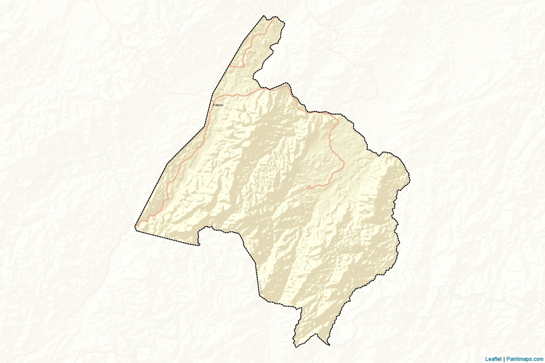 Muestras de recorte de mapas Patuca (Olancho)-2