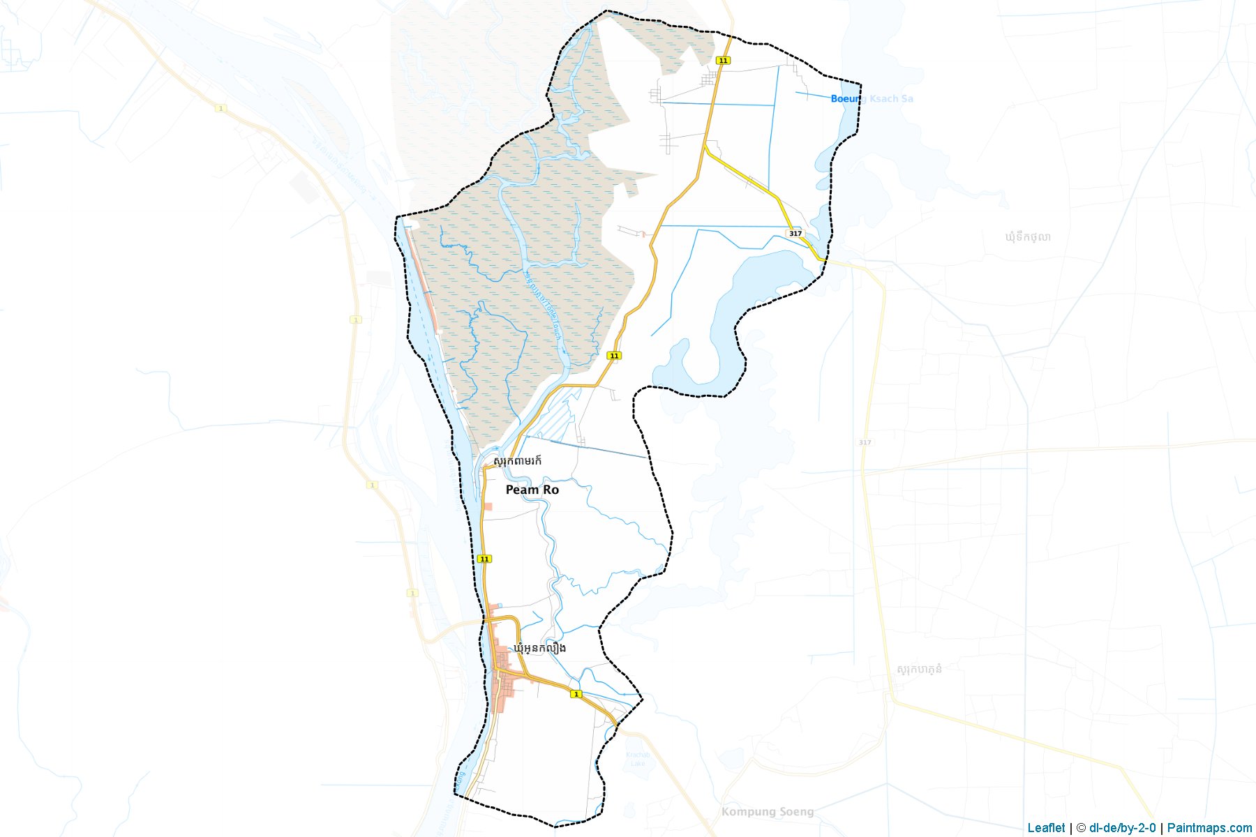 Peam Ro (Prey Veng) Map Cropping Samples-1