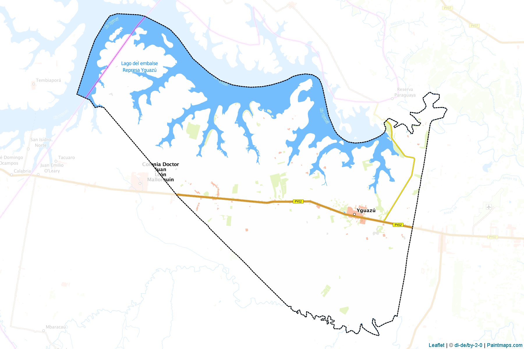 Muestras de recorte de mapas Yguazu (Alto Paraná)-1