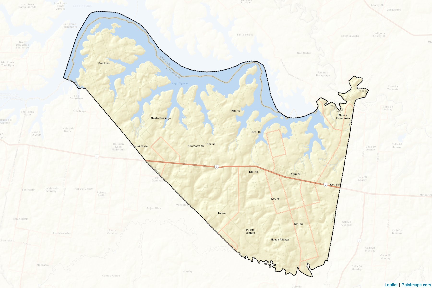 Muestras de recorte de mapas Yguazu (Alto Paraná)-2