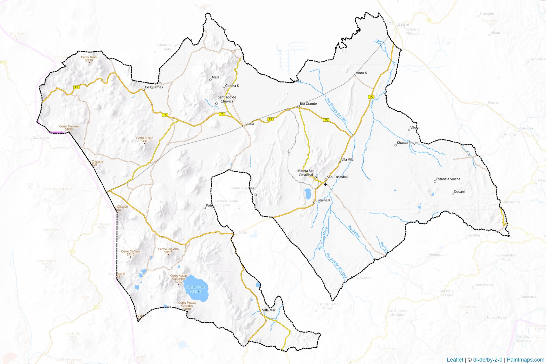 Muestras de recorte de mapas Nor Lipez (Potosí)-1