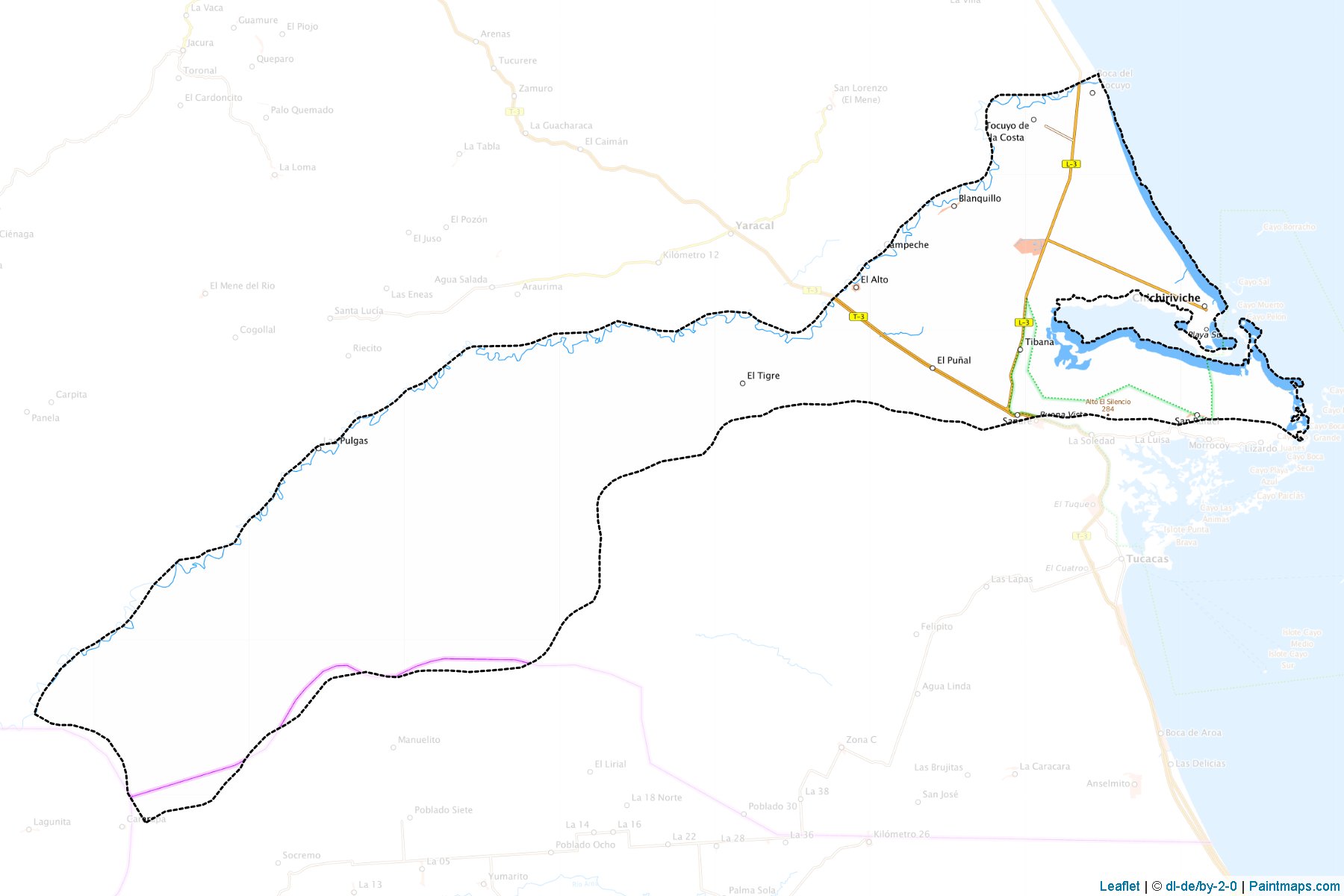 Muestras de recorte de mapas Monseñor Iturriza (Falcón)-1