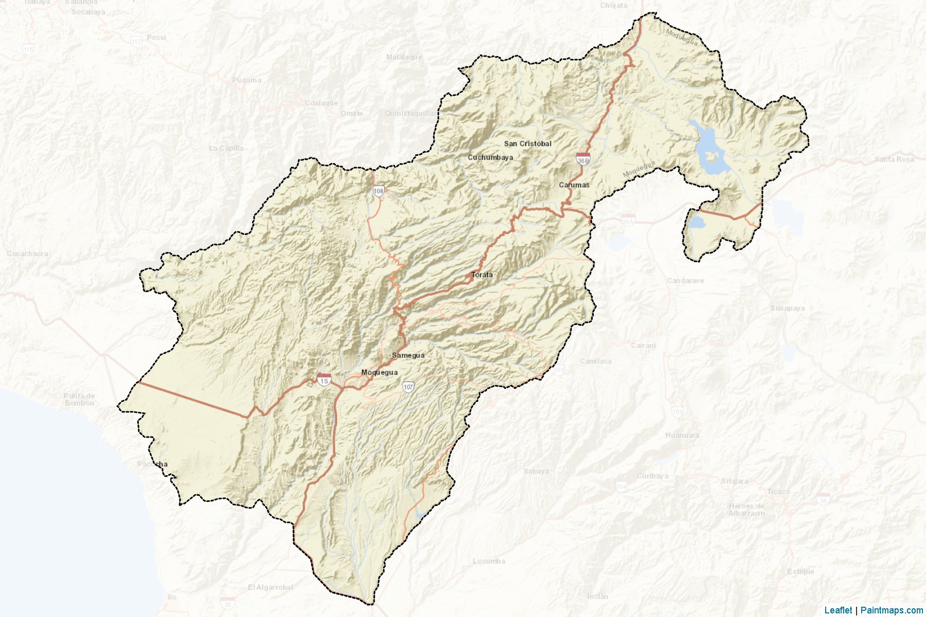 Muestras de recorte de mapas Mariscal Nieto (Moquegua)-2