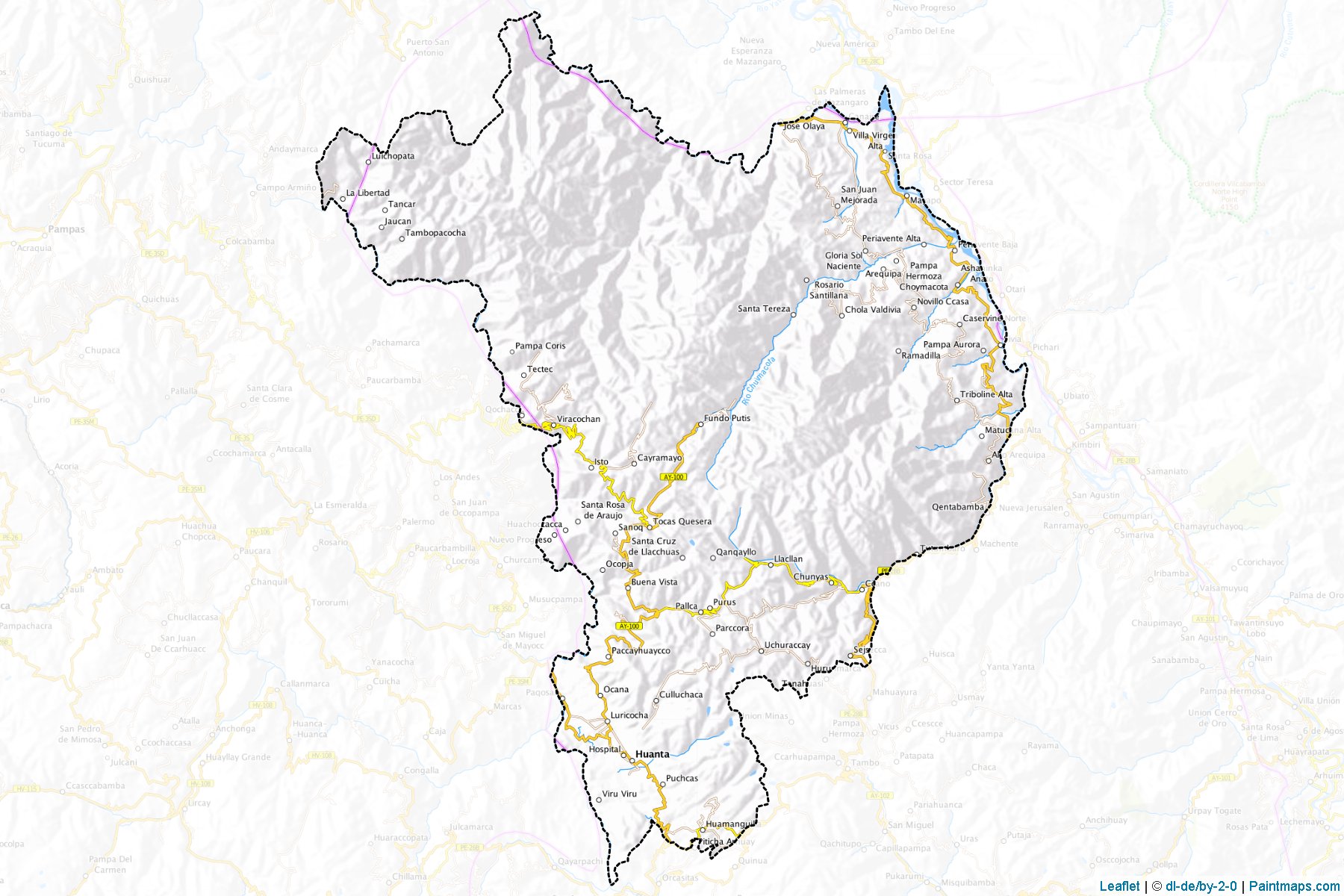 Huanta (Ayacucho) Map Cropping Samples-1