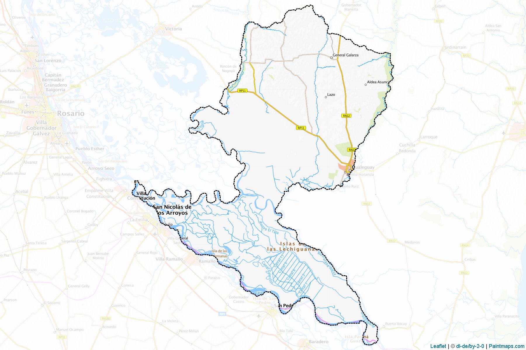 Gualeguay (Entre Rios) Map Cropping Samples-1