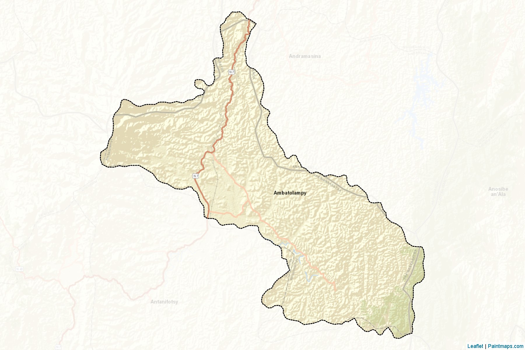 Ambatolampy (Antananarivo) Map Cropping Samples-2