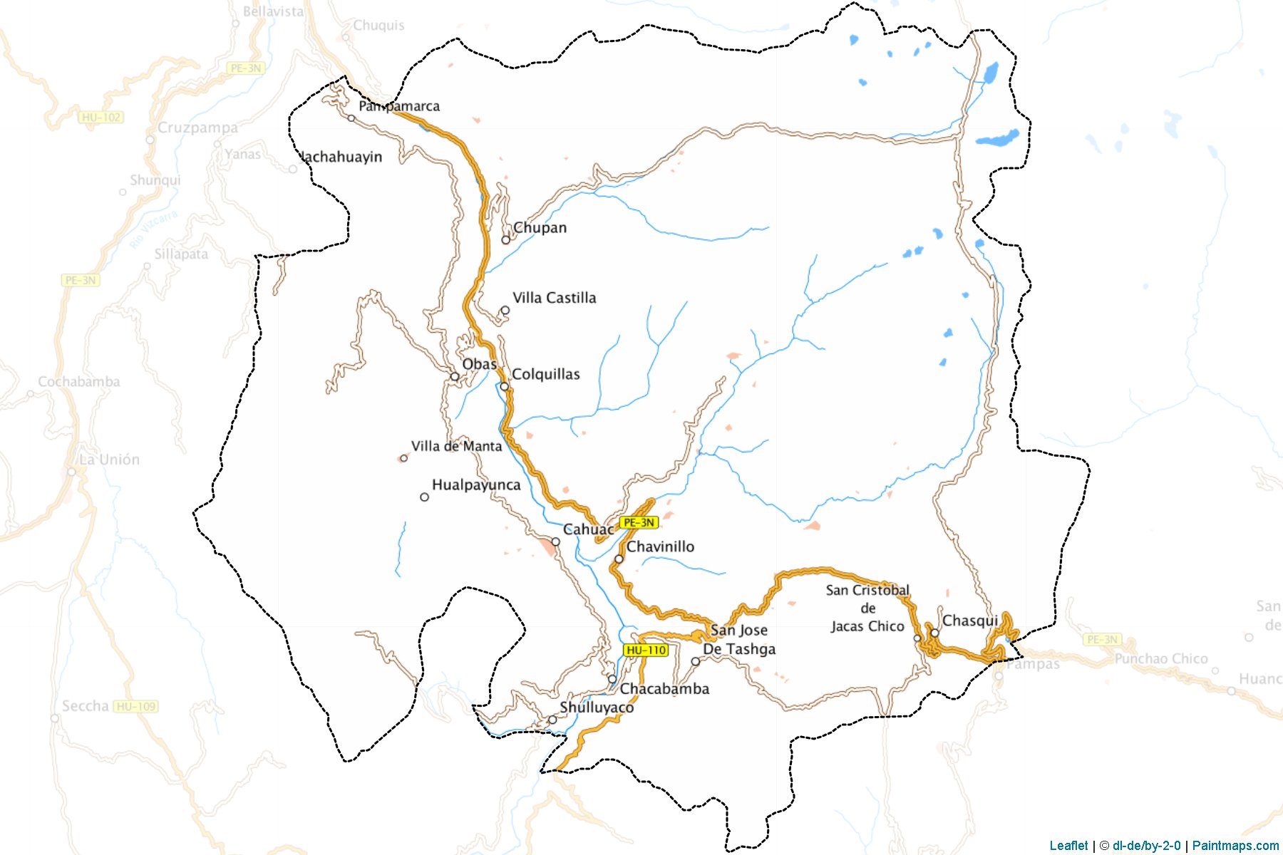 Muestras de recorte de mapas Yarowilca (Huanuco)-1