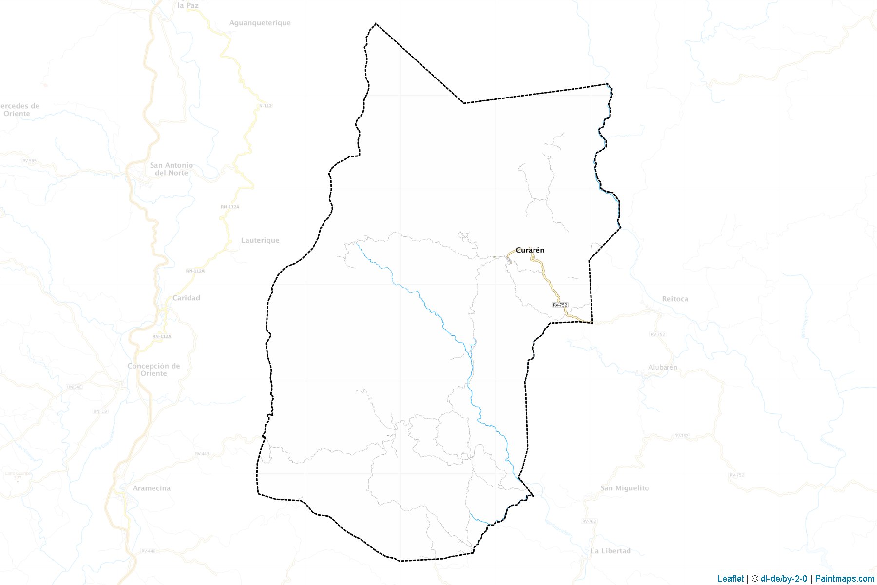 Muestras de recorte de mapas Curaren (Francisco Morazán)-1