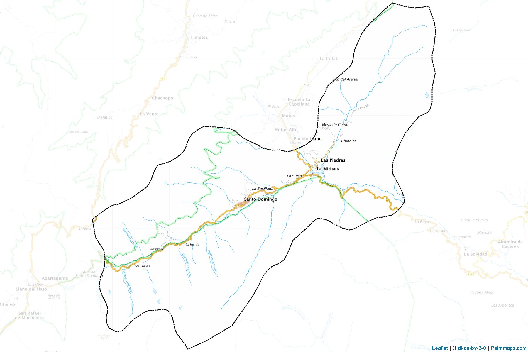 Muestras de recorte de mapas Cardenal Quintero (Mérida)-1