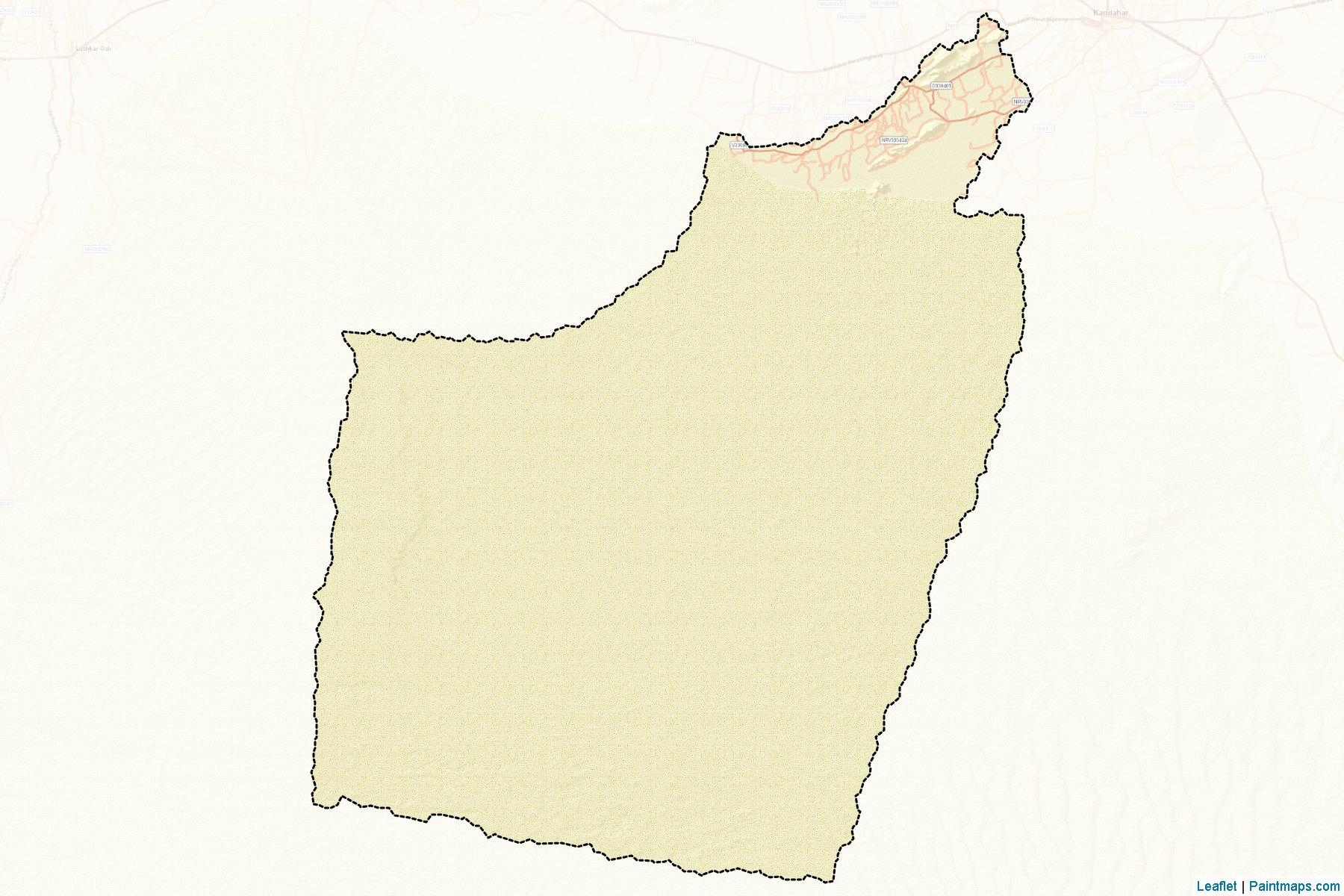 Panjwayi (Kandahar) Map Cropping Samples-2