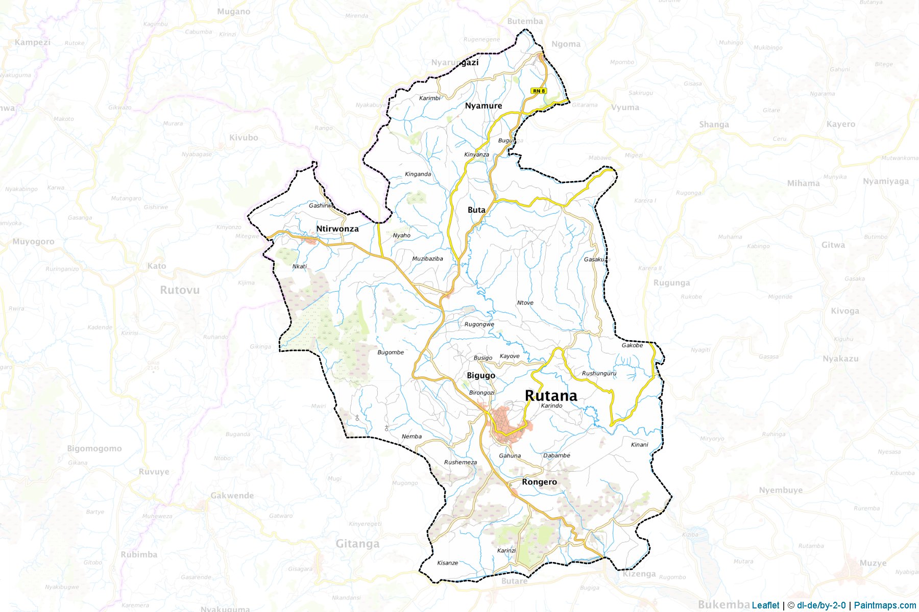 Rutana (Rutana Province) Map Cropping Samples-1