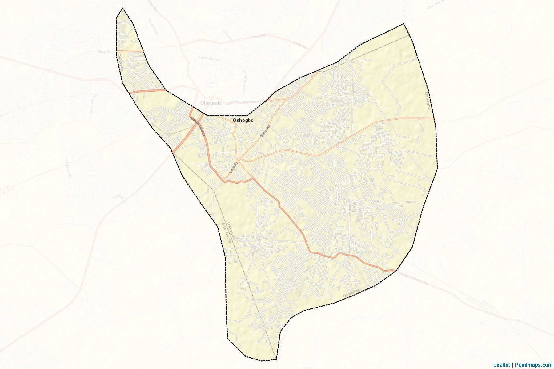 Osogbo (Osun) Map Cropping Samples-2