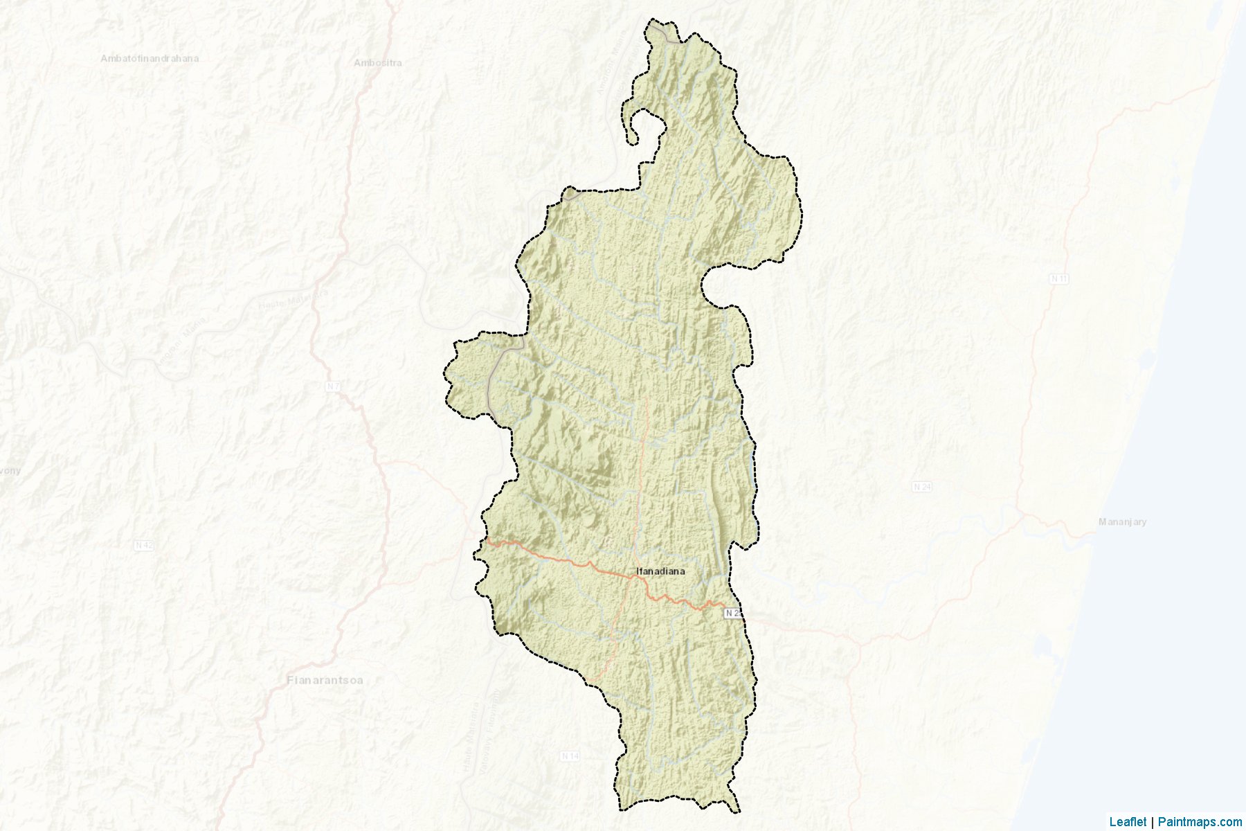 Ifanadiana (Fianarantsoa) Map Cropping Samples-2