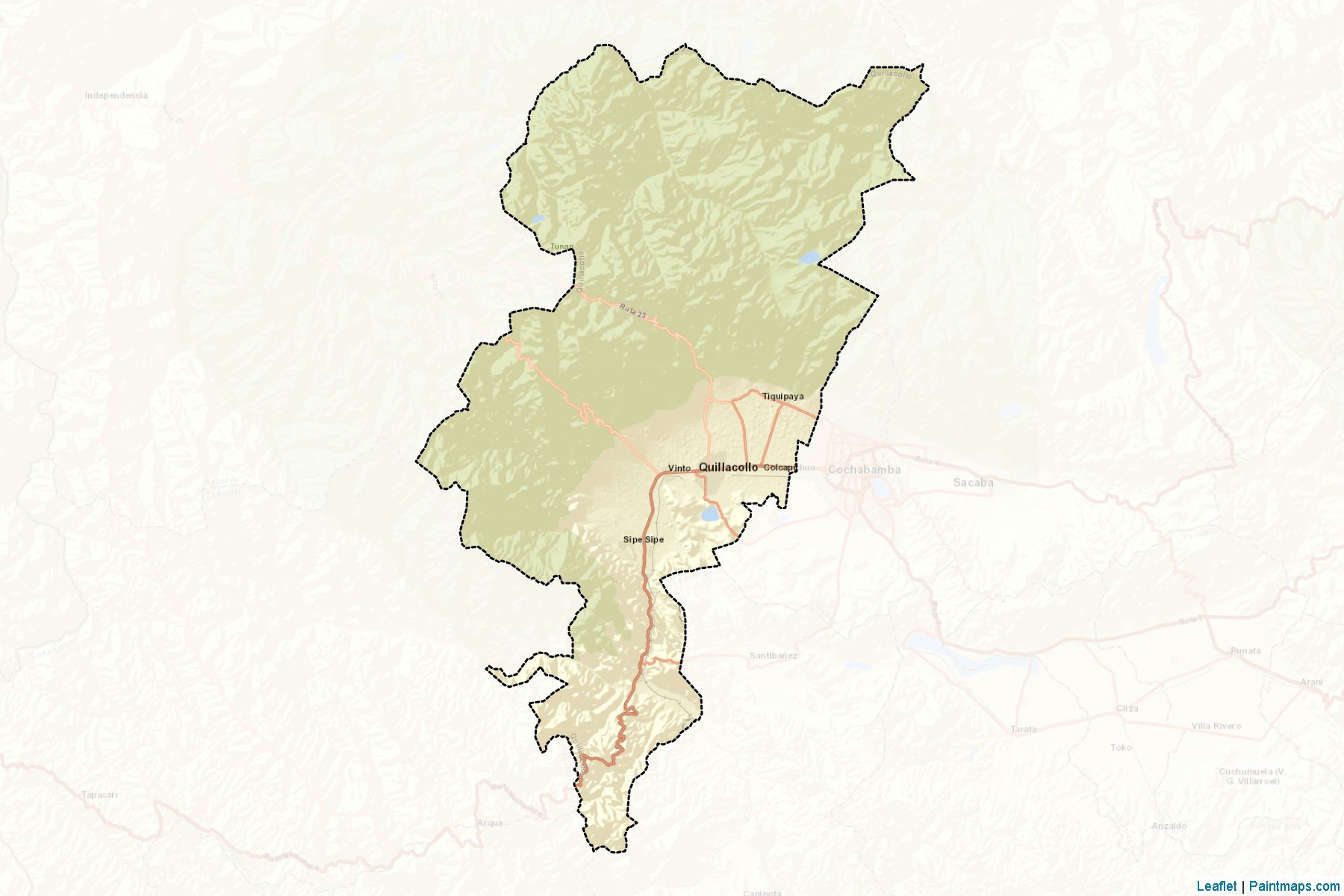 Muestras de recorte de mapas Quillacollo (Cochabamba)-2