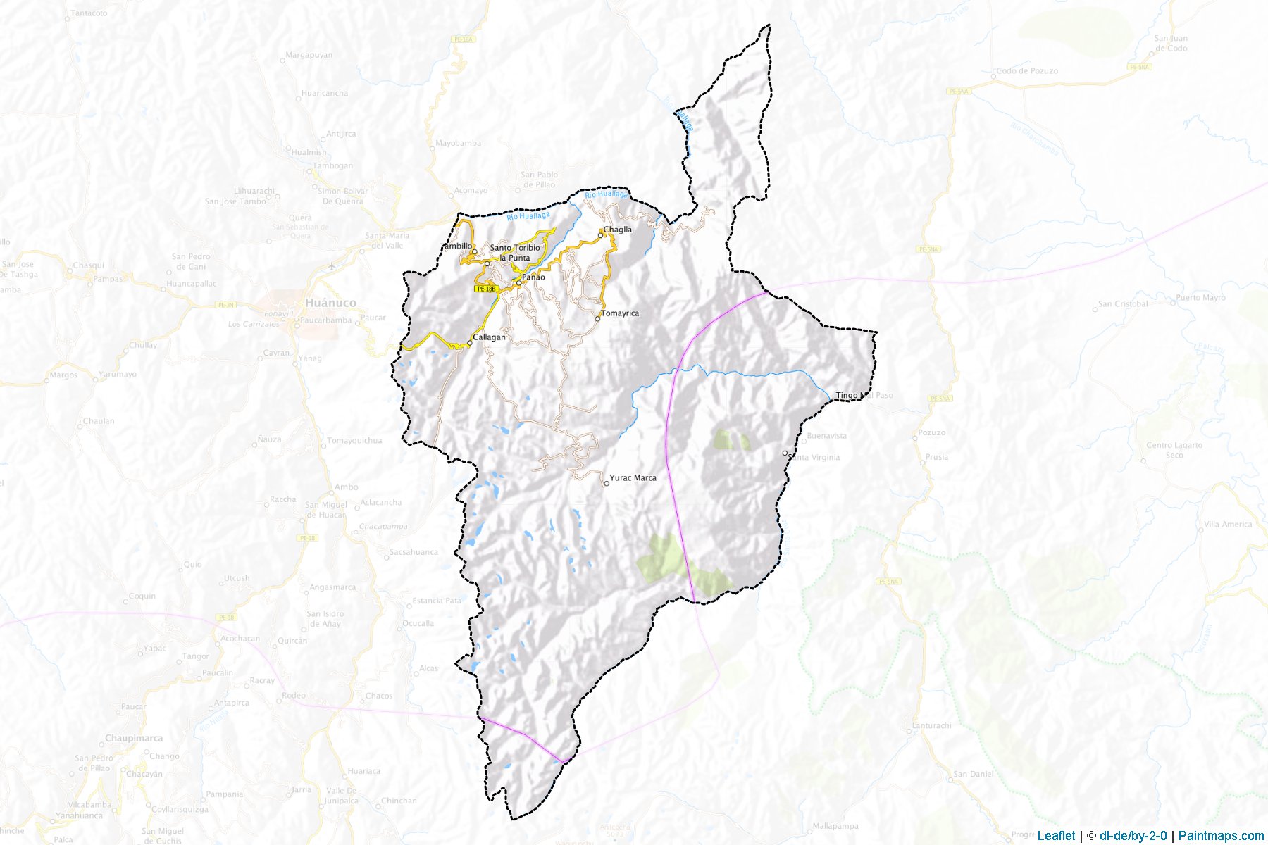 Muestras de recorte de mapas Pachitea (Huanuco)-1