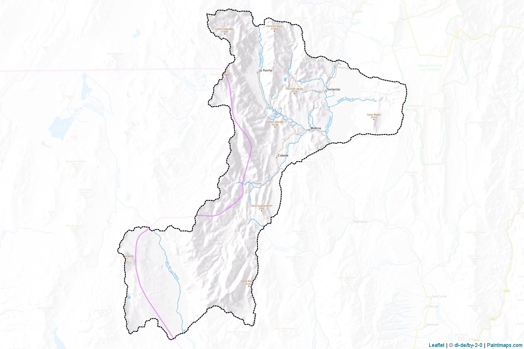 Muestras de recorte de mapas Molinos (Salta)-1